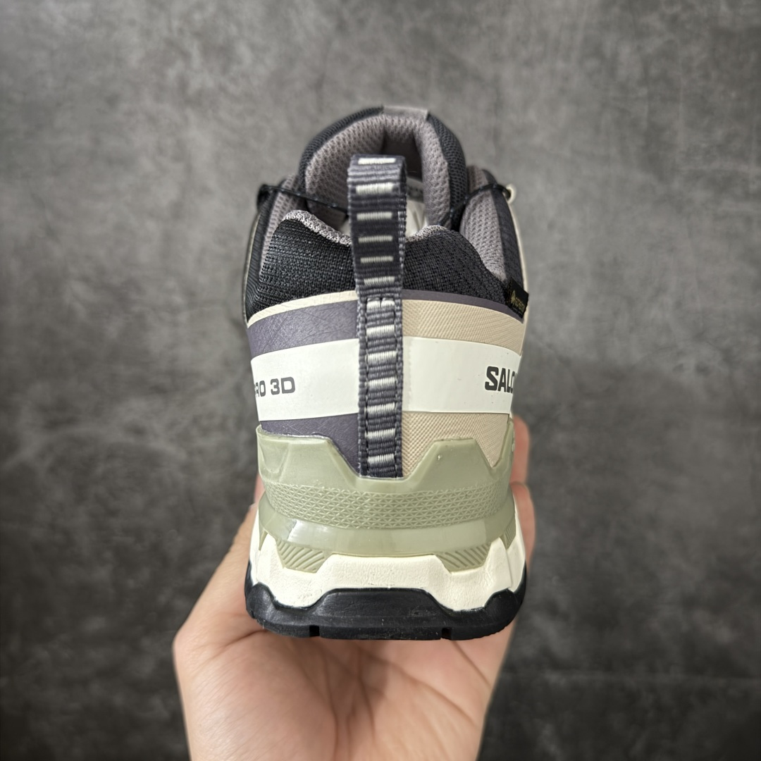 图片[4]-【纯原S版】SALOMON萨洛蒙 XA Pro 3D V9 GTX 圆头 支撑抓地 低帮 户外功能鞋 477447 原版开发 私模大底 成本极高 完美细节品质💪🏻 代购级百搭徒步鞋，适合在各种复杂地形中使用 Contagrip橡胶大底：具备卓越的抓地力，适用于泥泞、石头路面等复杂地形，确保穿着者稳如磐石。 Sensifit技术：智能鞋楦设计可全方位贴合足部，提供出色的包裹性，减少鞋子与脚之间的摩擦，使双脚在运动中更加稳定。 尺码：36–40-选品中心