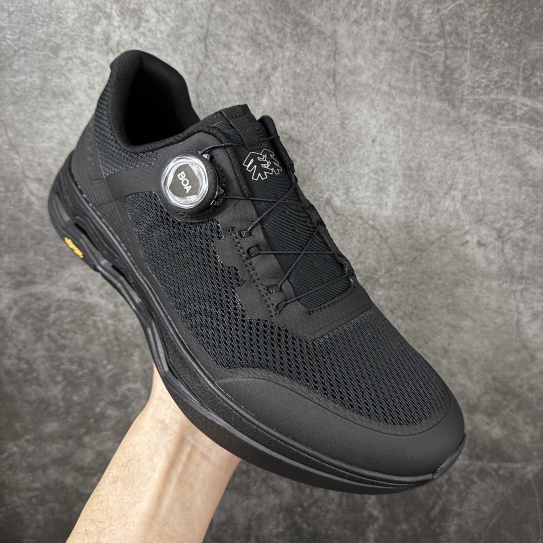 图片[3]-【莞产纯原】可隆KOLON SPORT CITY BOA 抓地止滑户外 生活休闲鞋 男女同款 黑色 针织网面鞋面 柔软贴合脚型 防滑V黄金大底纹路深似锯齿，泥地、陡坡都稳稳拿捏 黑色耐脏又百搭，日常穿去上班是低调质感，进山徒步是可靠装备，从城市到山野，一双鞋承包所有 “出走计划” 尺码：39-44无半码-选品中心