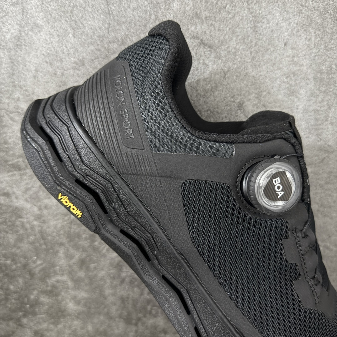 图片[7]-【莞产纯原】可隆KOLON SPORT CITY BOA 抓地止滑户外 生活休闲鞋 男女同款 黑色 针织网面鞋面 柔软贴合脚型 防滑V黄金大底纹路深似锯齿，泥地、陡坡都稳稳拿捏 黑色耐脏又百搭，日常穿去上班是低调质感，进山徒步是可靠装备，从城市到山野，一双鞋承包所有 “出走计划” 尺码：39-44无半码-选品中心