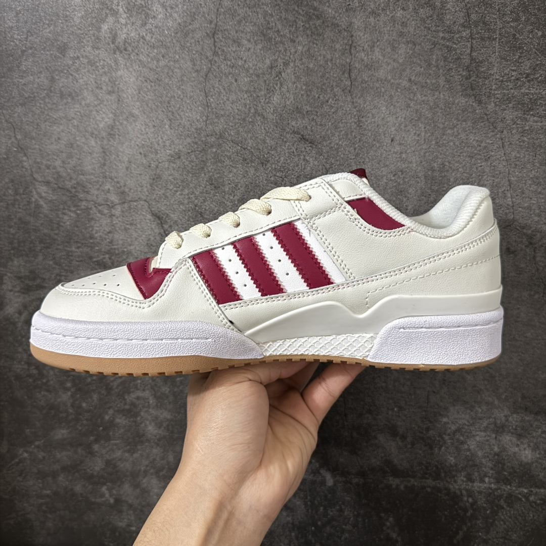 图片[2]-【纯原C版】AD Forum 84 Low OG 低帮百搭潮流休闲运动板鞋 HQ1487 全套原纸板楦头开发 市场最新版 头层皮料加持 以复古篮球鞋的外形为基础 采用皮革拼接 简约百搭 更加贴合舒适 中底内侧网格造型起到点睛之笔 外底橡胶 更显复古 尺码：36 36.5 37.5 38 38.5 39 40 40.5 41 42 42.5 43 44 44.5 45-选品中心