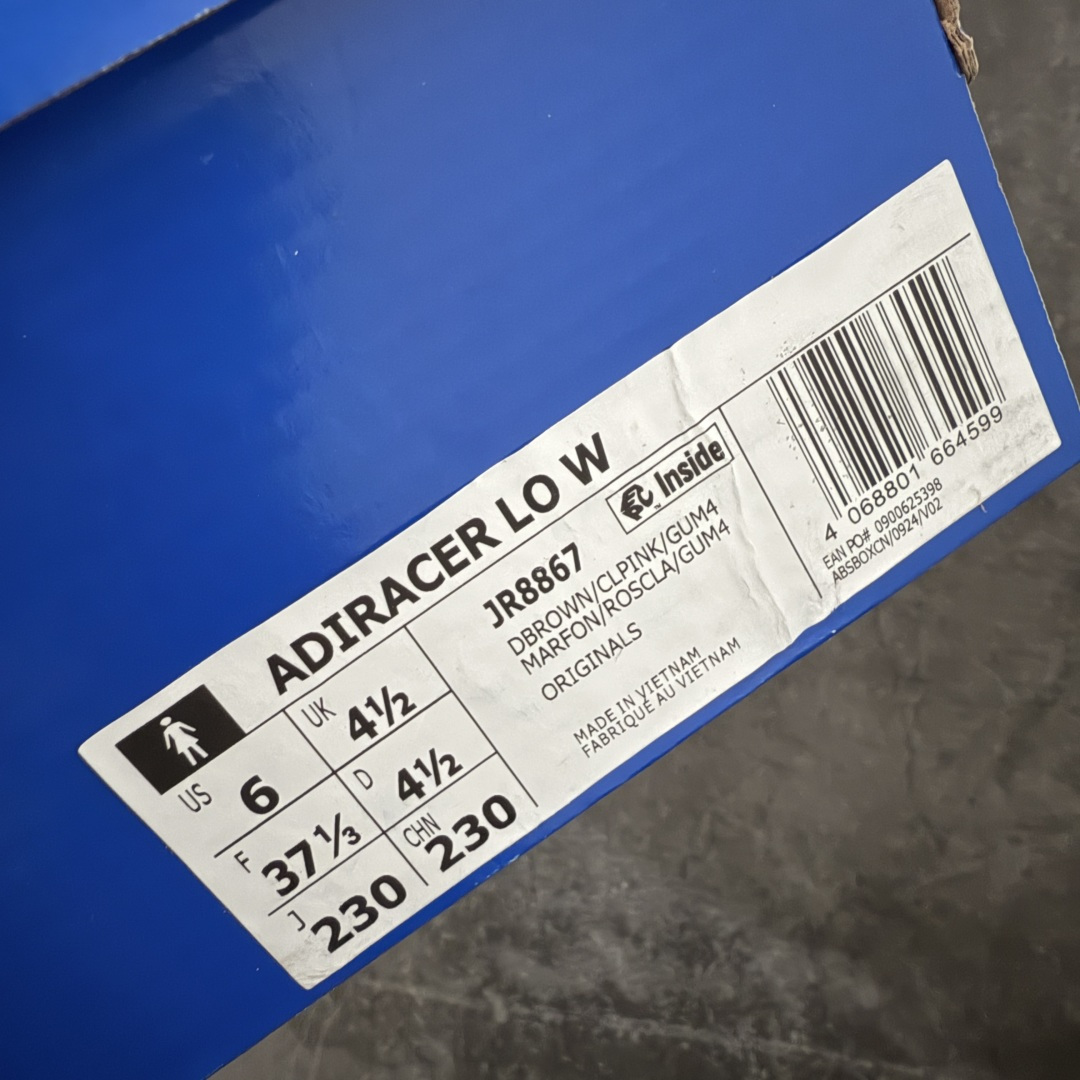 图片[10]-放 【渠道纯原版】Adidas Originals Adiracer Lo 阿迪达斯潮流防滑耐磨休闲跑步鞋 市售最高版本 注意区分通货 原厂原数据版型 皮料切割干净无任何毛边 鞋型细节完美 超高清洁度 货号：JR8867 尺码：35.5 36 36.5 37 38 38.5 39 40 40.5 41 42 42.5 43 44 44.5 45-选品中心