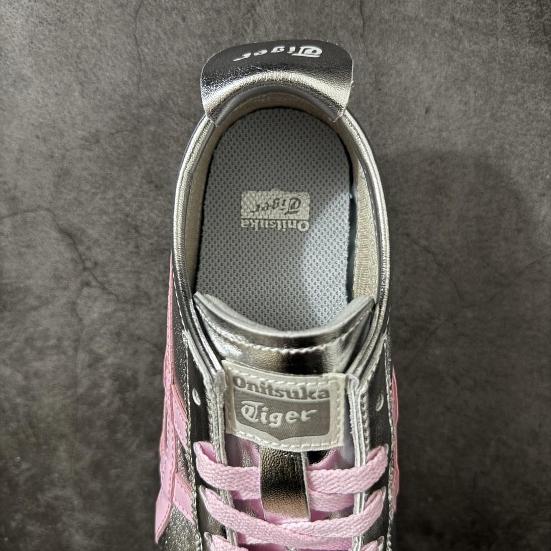图片[8]-【公司级】Onitsuka Tiger MEXICO 66 百搭单品板鞋 定制银粉 MEXICO 66是鬼冢虎旗下最经典的款式，李小龙最喜欢的一款训练鞋休闲鞋！鞋身特有的虎爪造型LOGO，辨识度非常高！更是由偶像明星李宇春等人代言，成为越来越流行的休闲鞋选择 尺码：36 37 38 39 40 41.5 42 43.5 44 45-选品中心