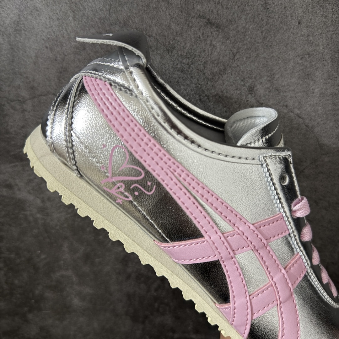 图片[7]-【公司级】Onitsuka Tiger MEXICO 66 百搭单品板鞋 定制银粉 MEXICO 66是鬼冢虎旗下最经典的款式，李小龙最喜欢的一款训练鞋休闲鞋！鞋身特有的虎爪造型LOGO，辨识度非常高！更是由偶像明星李宇春等人代言，成为越来越流行的休闲鞋选择 尺码：36 37 38 39 40 41.5 42 43.5 44 45-选品中心