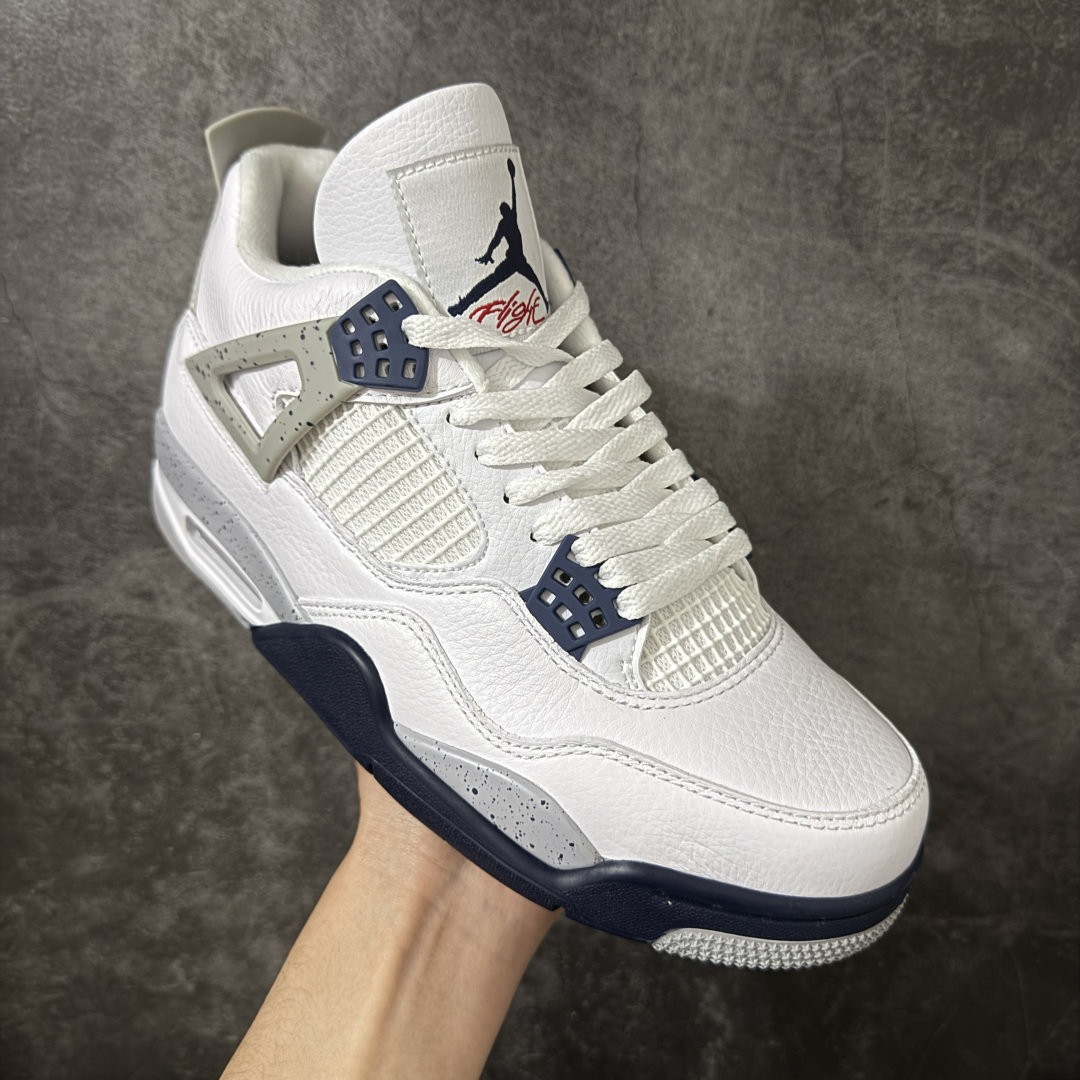 图片[3]-【H11纯原】Air Jordan AJ4 Retro 午夜蓝 DH6927-140 尺码：35.5 36 36.5 37.5 38 38.5 39 40 40.5 41 42 42.5 43 44 45 46 47.5 48.5 #纯原外贸平台特供订单 #全套原纸板楦头开发 #原厂特供材料配套加持 #确保原汁原味 完美呈现版型 #原档数据独家私模大底 #男女鞋同步官方开发至47.5 #原装进口轻量化鞋垫 #进口港宝加持 后跟自然饱满 还原公司包裹性 #鞋面采用原装数据贴合技术 #全方位贴合包裹脚型 #鞋跟部鞋底牵引设计 #提供强大的抓地性能 #更适应不同实战场地路面-选品中心