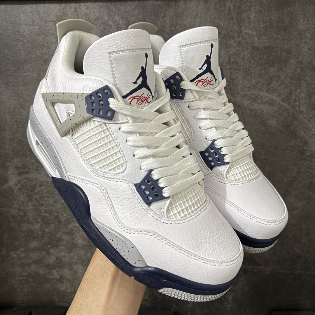 【H11纯原】Air Jordan AJ4 Retro 午夜蓝 DH6927-140 尺码：35.5 36 36.5 37.5 38 38.5 39 40 40.5 41 42 42.5 43 44 45 46 47.5 48.5 #纯原外贸平台特供订单 #全套原纸板楦头开发 #原厂特供材料配套加持 #确保原汁原味 完美呈现版型 #原档数据独家私模大底 #男女鞋同步官方开发至47.5 #原装进口轻量化鞋垫 #进口港宝加持 后跟自然饱满 还原公司包裹性 #鞋面采用原装数据贴合技术 #全方位贴合包裹脚型 #鞋跟部鞋底牵引设计 #提供强大的抓地性能 #更适应不同实战场地路面-选品中心