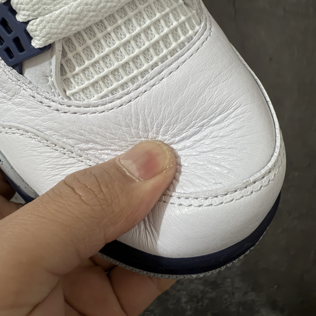 图片[6]-【H11纯原】Air Jordan AJ4 Retro 午夜蓝 DH6927-140 尺码：35.5 36 36.5 37.5 38 38.5 39 40 40.5 41 42 42.5 43 44 45 46 47.5 48.5 #纯原外贸平台特供订单 #全套原纸板楦头开发 #原厂特供材料配套加持 #确保原汁原味 完美呈现版型 #原档数据独家私模大底 #男女鞋同步官方开发至47.5 #原装进口轻量化鞋垫 #进口港宝加持 后跟自然饱满 还原公司包裹性 #鞋面采用原装数据贴合技术 #全方位贴合包裹脚型 #鞋跟部鞋底牵引设计 #提供强大的抓地性能 #更适应不同实战场地路面-选品中心