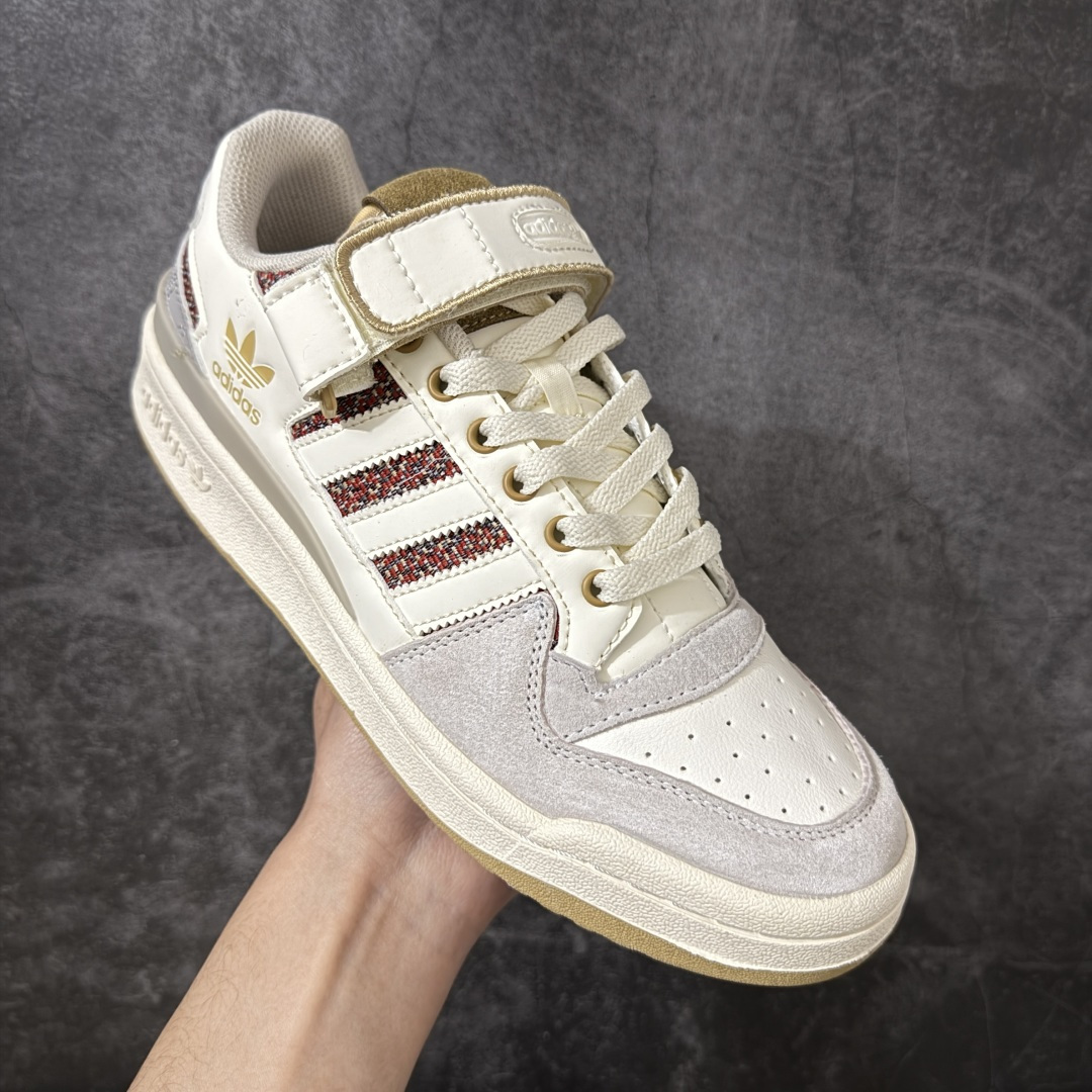 图片[3]-【纯原C版】AD Forum 84 Low OG 低帮百搭潮流休闲运动板鞋 HQ4604 全套原纸板楦头开发 市场最新版 头层皮料加持 以复古篮球鞋的外形为基础 采用皮革拼接 简约百搭 更加贴合舒适 中底内侧网格造型起到点睛之笔 外底橡胶 更显复古 尺码：36 36.5 37.5 38 38.5 39 40 40.5 41 42 42.5 43 44 44.5 45-选品中心