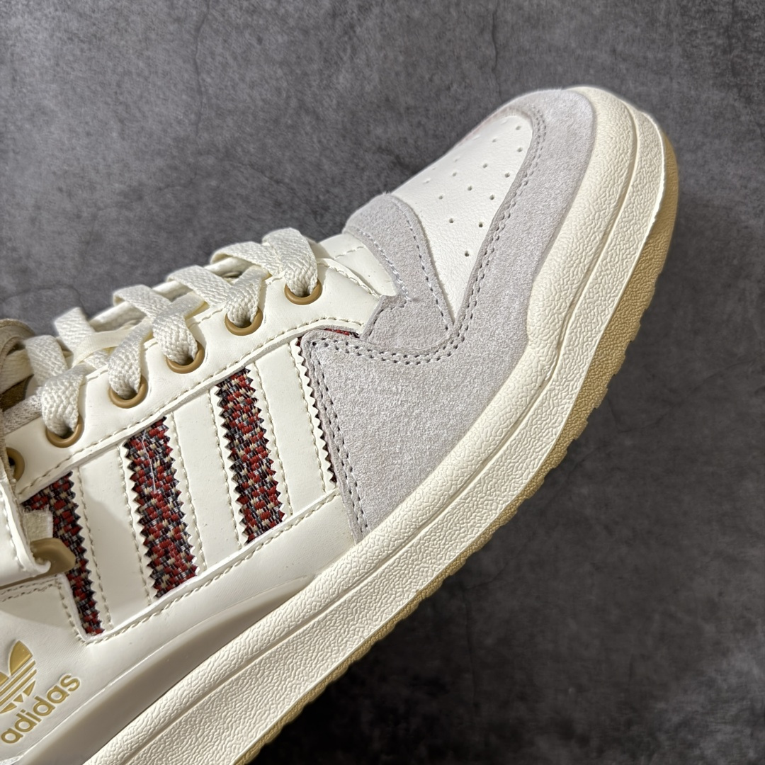 图片[6]-【纯原C版】AD Forum 84 Low OG 低帮百搭潮流休闲运动板鞋 HQ4604 全套原纸板楦头开发 市场最新版 头层皮料加持 以复古篮球鞋的外形为基础 采用皮革拼接 简约百搭 更加贴合舒适 中底内侧网格造型起到点睛之笔 外底橡胶 更显复古 尺码：36 36.5 37.5 38 38.5 39 40 40.5 41 42 42.5 43 44 44.5 45-选品中心