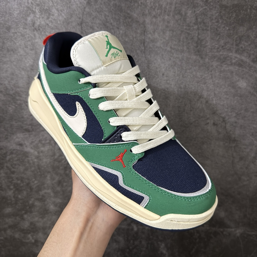 图片[3]-【N版纯原】Jordan CMFT Era 白绿 HJ6777-400 舒适简约低帮运动鞋 实拍首发 鞋面大面积的网眼透气性拉满 中底的大面积泡棉超级舒适 尺码：36 36.5 37 38.5 39 40 40.5 41 42 42.5 43 44 44.5 45-选品中心