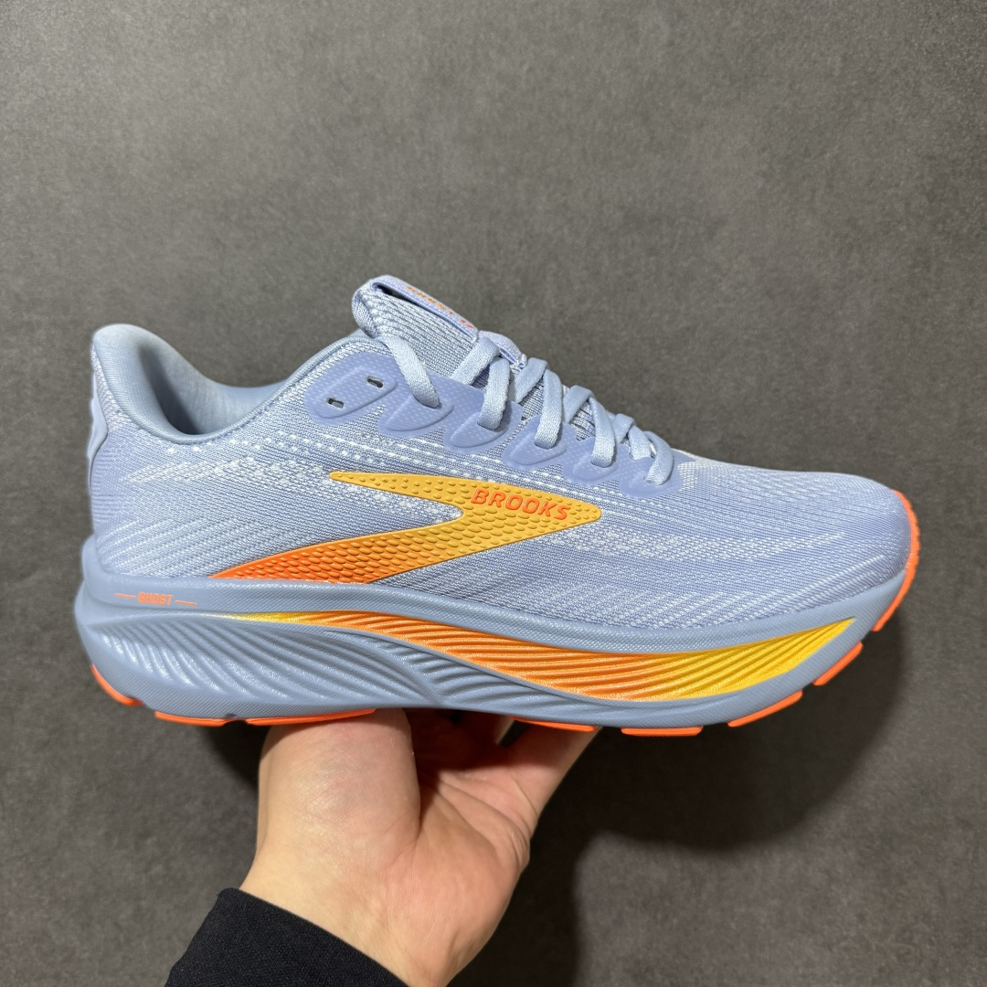 【公司级】Brooks Ghost 17 布鲁克斯 减震竞速马拉松专业跑鞋 货号：120431-1B-443  尺码：36 37 37.5 38 38.5 39 40 40.5 41 42 42.5 43 44 44.5 45-选品中心