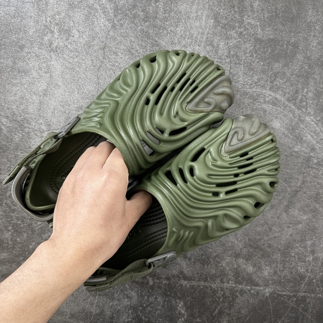 卡洛驰/Salehe Bembury X crocs Pollex clog 运动指纹凉鞋 size：M