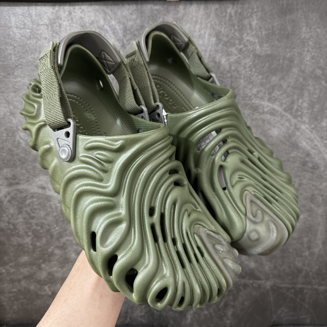 卡洛驰/Salehe Bembury X crocs Pollex clog 运动指纹凉鞋 size：M