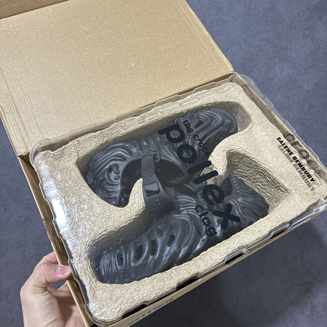 卡洛驰/Salehe Bembury X crocs Pollex clog 运动指纹凉鞋 size：M