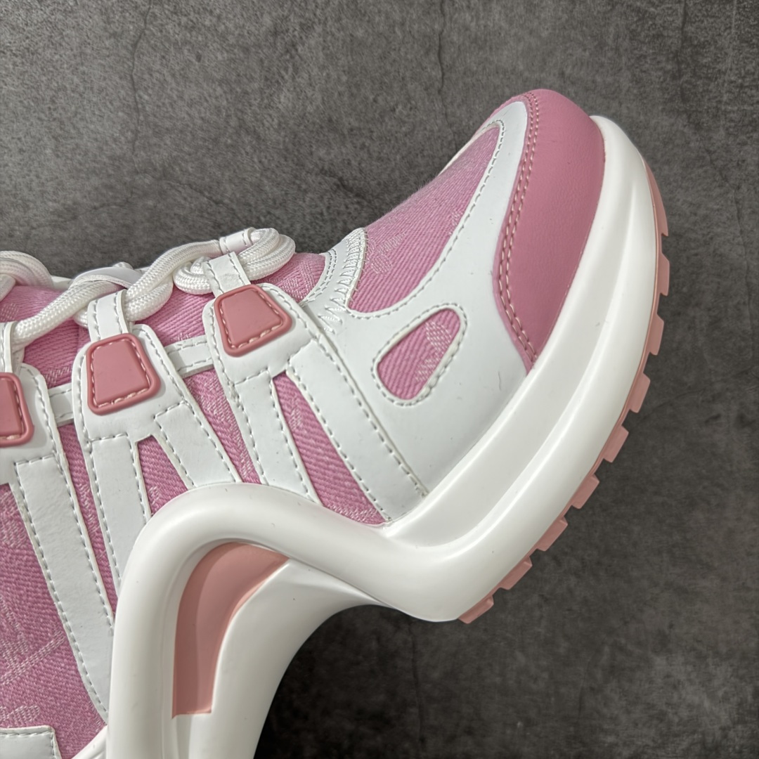 图片[6]-【YS纯原】广奢高端货Louis Vuitton 路易威登LV Archlight Sneakers系列 真皮拼色弓型拱桥底运动鞋 INS炸款 · 米兰走秀风 高奢质感 ✦ 高奢品牌走秀款 · 复古老爹＋舞蹈弓型轮廓 ✦ 升级原装5D礼盒＋全套原装配件 ✦ 支持NFC感应 · 直接跳转官网 ✦ 头层小牛皮革饰片 · 细节干净利落 ✦ 原厂网面＋真皮拼接 · 透气不闷脚 ✦ 独立开发 TPU回弹中底 · 轻量缓震 ✦ 组合 TPR耐磨大底 · 抓地稳、耐穿强 ✦ 超软皮内里＋柔软脚垫 · 上脚一秒舒适 尺码：35-39-选品中心