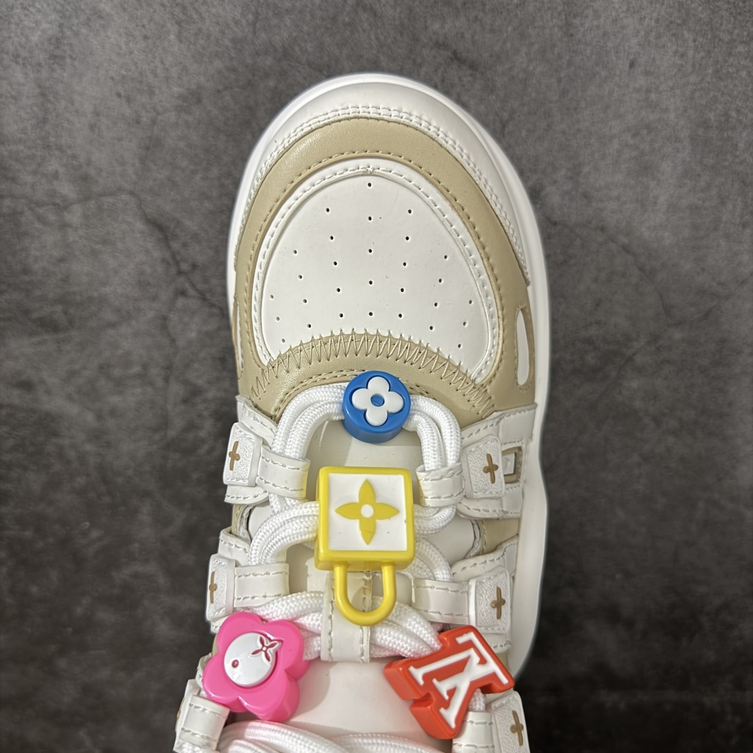 图片[5]-【YS纯原】广奢高端货Louis Vuitton 路易威登LV Archlight Sneakers系列 真皮拼色弓型拱桥底运动鞋 INS炸款 · 米兰走秀风 高奢质感 ✦ 高奢品牌走秀款 · 复古老爹＋舞蹈弓型轮廓 ✦ 升级原装5D礼盒＋全套原装配件 ✦ 支持NFC感应 · 直接跳转官网 ✦ 头层小牛皮革饰片 · 细节干净利落 ✦ 原厂网面＋真皮拼接 · 透气不闷脚 ✦ 独立开发 TPU回弹中底 · 轻量缓震 ✦ 组合 TPR耐磨大底 · 抓地稳、耐穿强 ✦ 超软皮内里＋柔软脚垫 · 上脚一秒舒适 尺码：35-39-选品中心