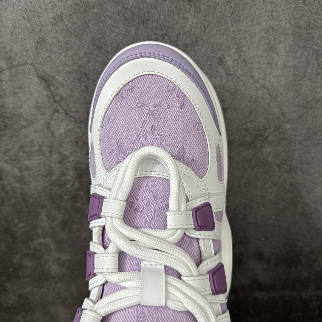 图片[5]-【YS纯原】广奢高端货Louis Vuitton 路易威登LV Archlight Sneakers系列 真皮拼色弓型拱桥底运动鞋 INS炸款 · 米兰走秀风 高奢质感 ✦ 高奢品牌走秀款 · 复古老爹＋舞蹈弓型轮廓 ✦ 升级原装5D礼盒＋全套原装配件 ✦ 支持NFC感应 · 直接跳转官网 ✦ 头层小牛皮革饰片 · 细节干净利落 ✦ 原厂网面＋真皮拼接 · 透气不闷脚 ✦ 独立开发 TPU回弹中底 · 轻量缓震 ✦ 组合 TPR耐磨大底 · 抓地稳、耐穿强 ✦ 超软皮内里＋柔软脚垫 · 上脚一秒舒适 尺码：35-39-选品中心