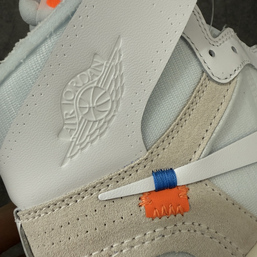 图片[3]-【OG纯原】AJ1 OW联名款 纯白 全白 欧洲限定Off White x Air Jordan 货号：AA3834-100 尺码：40-48.5 专业老厂出品 市场第一梯队品质 鞋面网纱、后跟港宝等材料 均采购来自原厂 针车孔深度 间距 极致还原乱真 所有模具原鞋拆解开发 此前历经多次曝光的Off-Whitex AirJordan1\”阿拉斯加\”已正式更名为 Virgil Abloh Archive x Air Jordan 1 High OG\”Alaska\”。这款鞋沿用2018年「欧限」版本的设计元素，同时采用侧边镂空式全新包装，搭配透明内盒与印有「现代主义并非新生事物」字样的阿布洛主题手册，呼应维吉尔的核心设计理念 尺码：40-48.5-选品中心