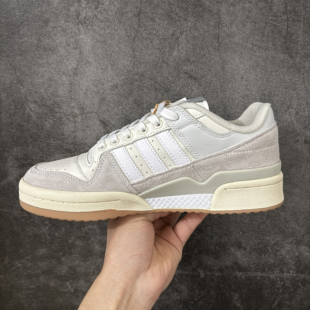 图片[2]-【纯原C版】AD Forum 84 Low OG 低帮百搭潮流休闲运动板鞋 FY7998 全套原纸板楦头开发 市场最新版 头层皮料加持 以复古篮球鞋的外形为基础 采用皮革拼接 简约百搭 更加贴合舒适 中底内侧网格造型起到点睛之笔 外底橡胶 更显复古 尺码：36 36.5 37.5 38 38.5 39 40 40.5 41 42 42.5 43 44 44.5 45-选品中心