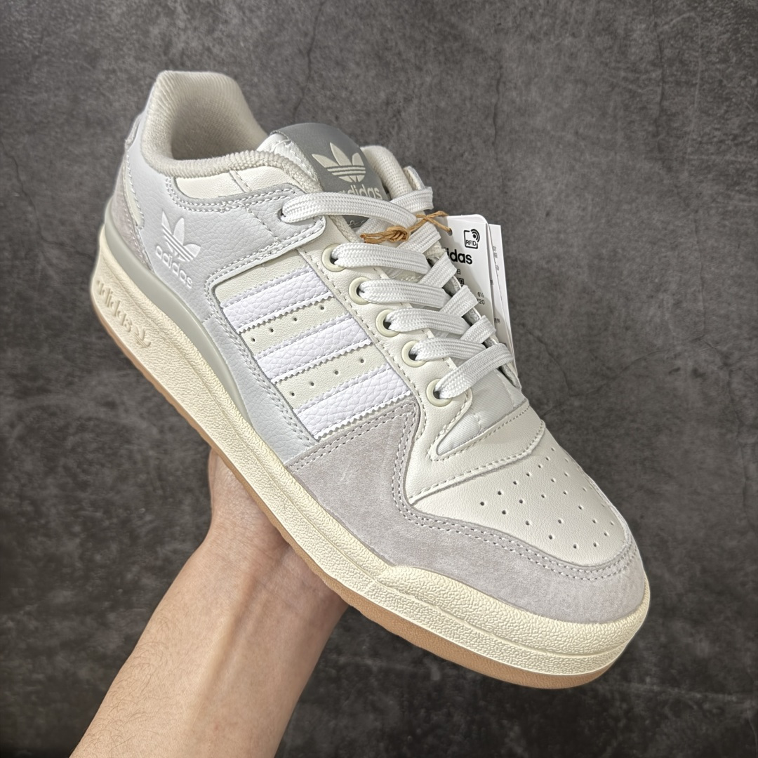 图片[3]-【纯原C版】AD Forum 84 Low OG 低帮百搭潮流休闲运动板鞋 FY7998 全套原纸板楦头开发 市场最新版 头层皮料加持 以复古篮球鞋的外形为基础 采用皮革拼接 简约百搭 更加贴合舒适 中底内侧网格造型起到点睛之笔 外底橡胶 更显复古 尺码：36 36.5 37.5 38 38.5 39 40 40.5 41 42 42.5 43 44 44.5 45-选品中心