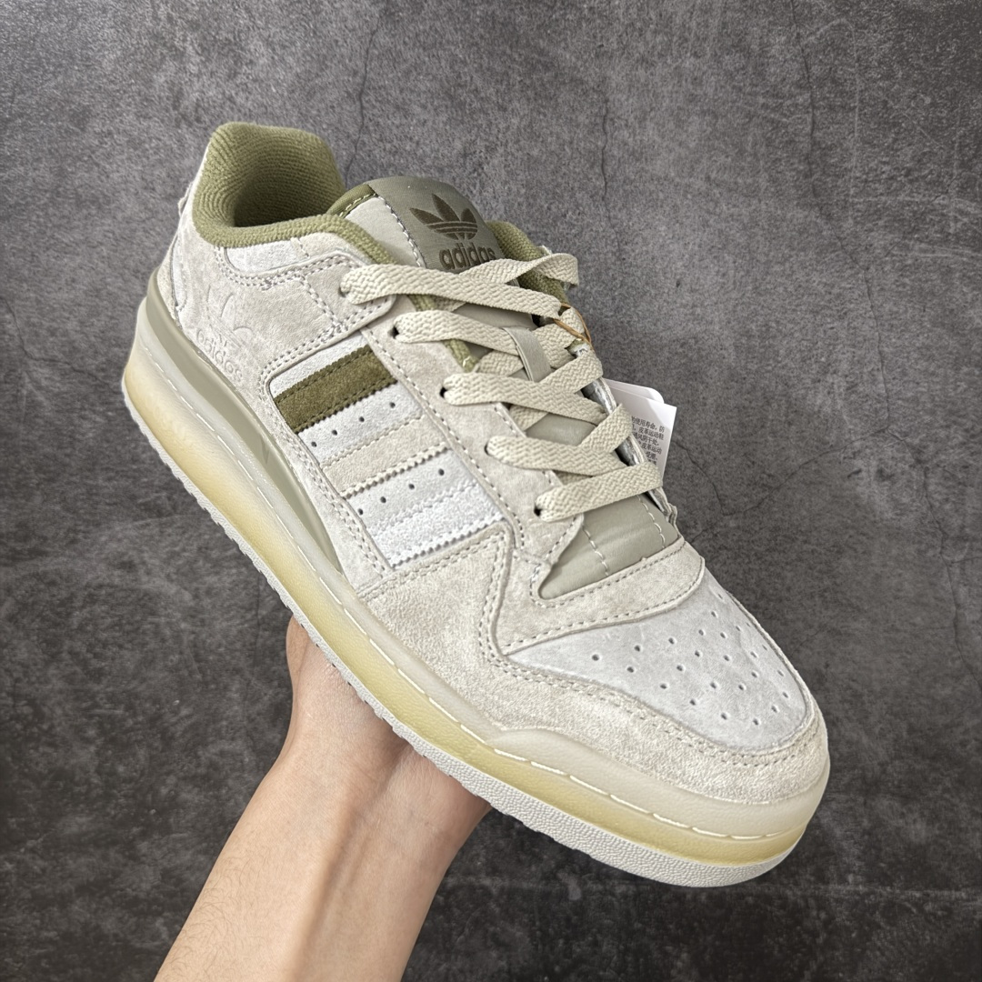 图片[3]-【纯原C版】AD Forum 84 Low OG 低帮百搭潮流休闲运动板鞋 JQ9144 全套原纸板楦头开发 市场最新版 头层皮料加持 以复古篮球鞋的外形为基础 采用皮革拼接 简约百搭 更加贴合舒适 中底内侧网格造型起到点睛之笔 外底橡胶 更显复古 尺码：36 36.5 37.5 38 38.5 39 40 40.5 41 42 42.5 43 44 44.5 45-选品中心