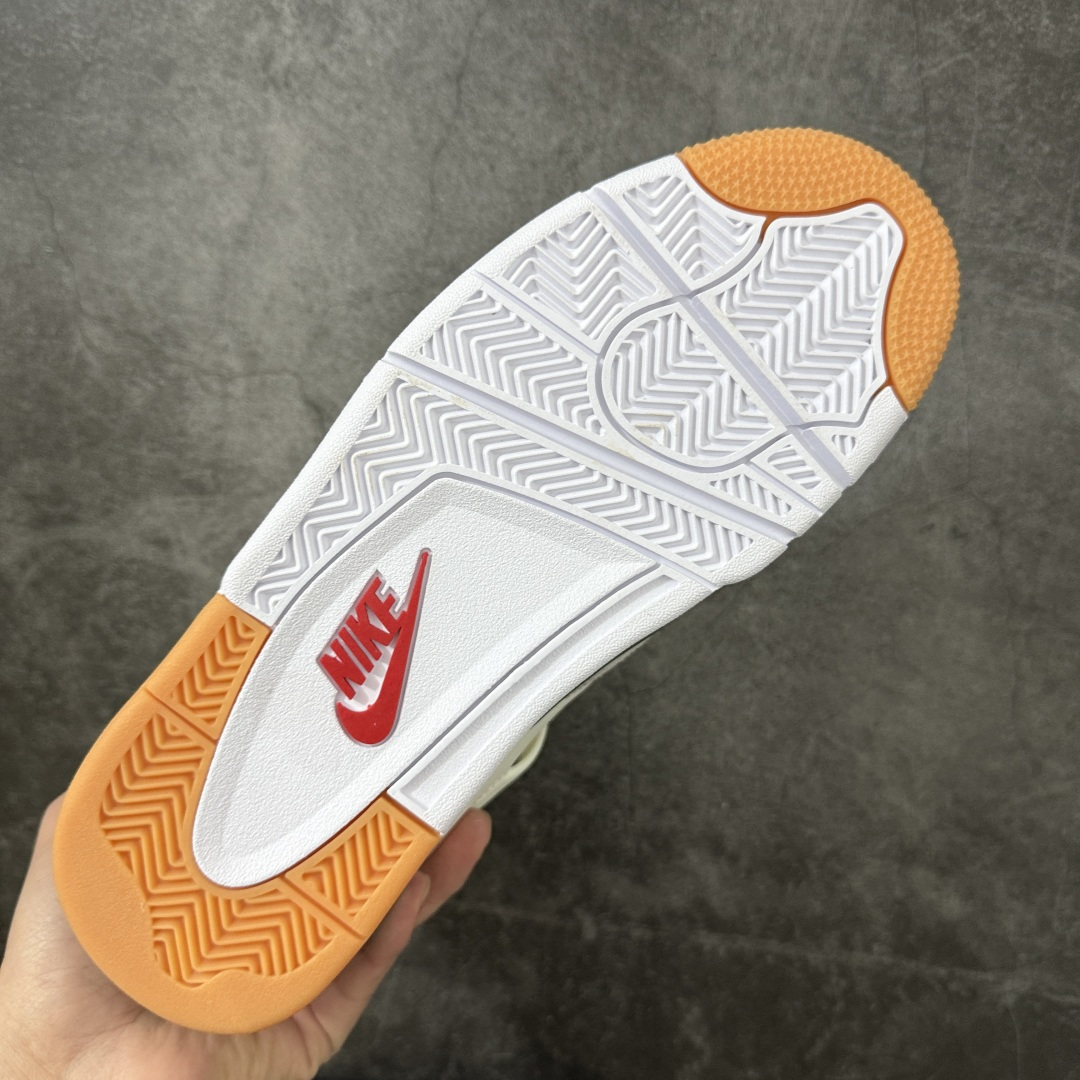 图片[9]-【H11纯原】SB x Air Jordan AJ4 Retro 白绿联名 DR5415-103 尺码：35.5 36 36.5 37.5 38 38.5 39 40 40.5 41 42 42.5 43 44 45 46 47.5 48.5 #纯原外贸平台特供订单 #全套原纸板楦头开发 #原厂特供材料配套加持 #确保原汁原味 完美呈现版型 #原档数据独家私模大底 #男女鞋同步官方开发至47.5 #原装进口轻量化鞋垫 #进口港宝加持 后跟自然饱满 还原公司包裹性 #鞋面采用原装数据贴合技术 #全方位贴合包裹脚型 #鞋跟部鞋底牵引设计 #提供强大的抓地性能 #更适应不同实战场地路面-选品中心