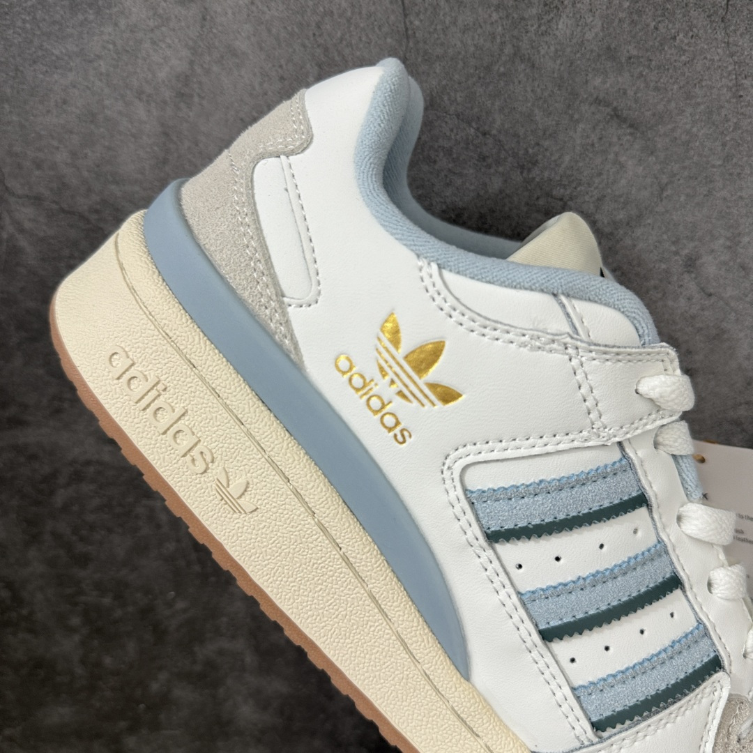 图片[7]-【纯原C版】AD Forum 84 Low OG 低帮百搭潮流休闲运动板鞋 IG3964 全套原纸板楦头开发 市场最新版 头层皮料加持 以复古篮球鞋的外形为基础 采用皮革拼接 简约百搭 更加贴合舒适 中底内侧网格造型起到点睛之笔 外底橡胶 更显复古 尺码：36 36.5 37.5 38 38.5 39 40 40.5 41 42 42.5 43 44 44.5 45-选品中心