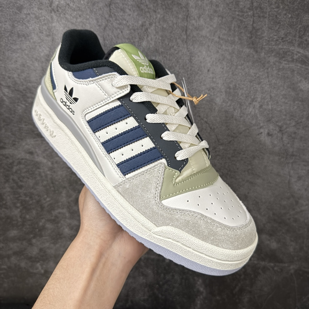 图片[3]-【纯原C版】AD Forum 84 Low OG 低帮百搭潮流休闲运动板鞋 ID6263 全套原纸板楦头开发 市场最新版 头层皮料加持 以复古篮球鞋的外形为基础 采用皮革拼接 简约百搭 更加贴合舒适 中底内侧网格造型起到点睛之笔 外底橡胶 更显复古 尺码：36 36.5 37.5 38 38.5 39 40 40.5 41 42 42.5 43 44 44.5 45-选品中心