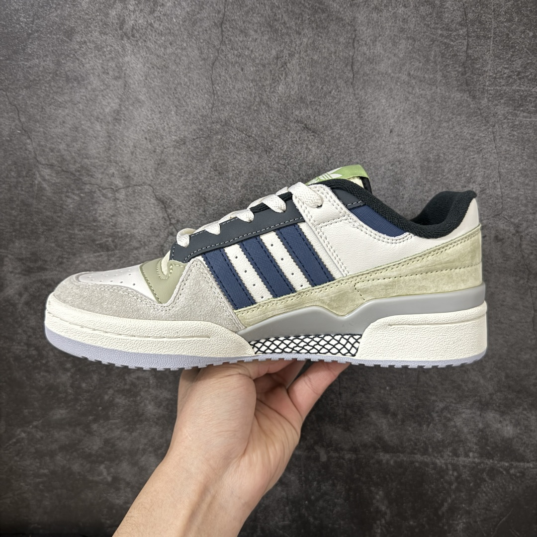 图片[2]-【纯原C版】AD Forum 84 Low OG 低帮百搭潮流休闲运动板鞋 ID6263 全套原纸板楦头开发 市场最新版 头层皮料加持 以复古篮球鞋的外形为基础 采用皮革拼接 简约百搭 更加贴合舒适 中底内侧网格造型起到点睛之笔 外底橡胶 更显复古 尺码：36 36.5 37.5 38 38.5 39 40 40.5 41 42 42.5 43 44 44.5 45-选品中心