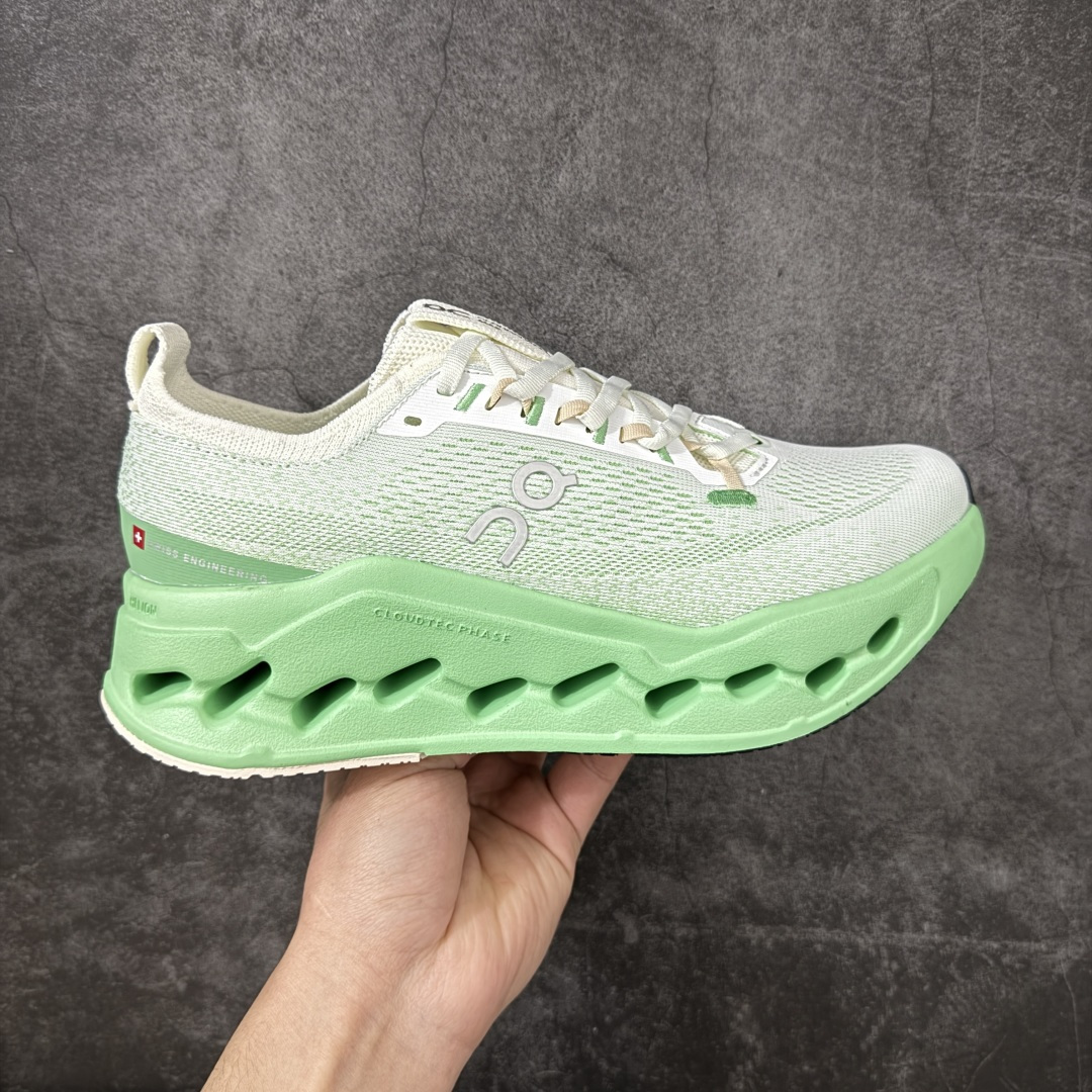 【PZ纯原】昂跑On Cloudsurfer Max CNY 纯原版本 特别推荐 做工版型材质非常到位 原数据开发纸版楦型 采用人体工程超薄透气网织布鞋面材质 搭镂空CloudTec®️科技泡棉缓震(4.5cm厘米)加厚中底 外置耐磨防滑橡胶底片 好看好穿 尺码：​36-46含半码出货 ​-选品中心