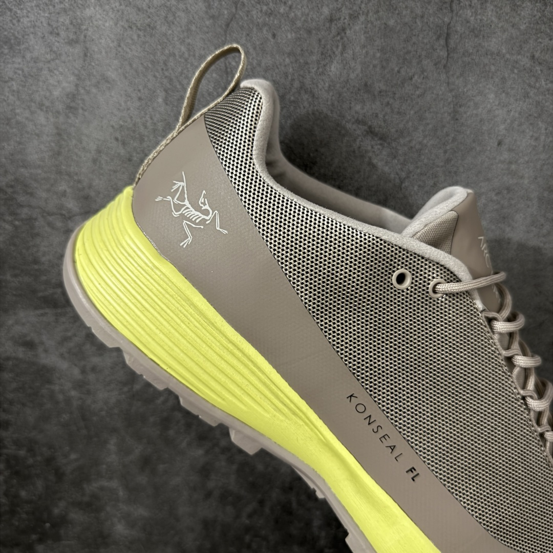 图片[7]-【正确版】Arcteryx始祖鸟 Konseal FL 运动舒适 防滑耐磨 低帮 户外功能鞋 独家原底面配置 全套原厂生产指令 内外盒标包装纸鞋带配件均同步公司 采用不开胶工艺 半个月内开胶直接换新 采用纯原材料 多处细节 9道工艺 跟Zp一致 防水防滑效果做到1/采用不开胶工艺 进口胶水 无异味细节没得说欢迎对比市面上的任何版本 尺码： 39 40 41 42 43 44 45-选品中心