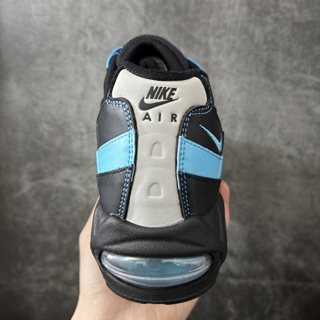 图片[4]-【顶级芯片版】Nike Air Max 95 黑蓝 货号：IB1667-001 顶级版 开发数月 原版开发 多道QC质检 鞋型完美复刻 原厂级别工艺 正确色卡 正确气垫蓝光 正确大底 独家私模 采用进口头层牛皮拼接 定位高端市场 行业标杆工艺 尺码：40 40.5 41 42 42.5 43 44 44.5 45 46-选品中心
