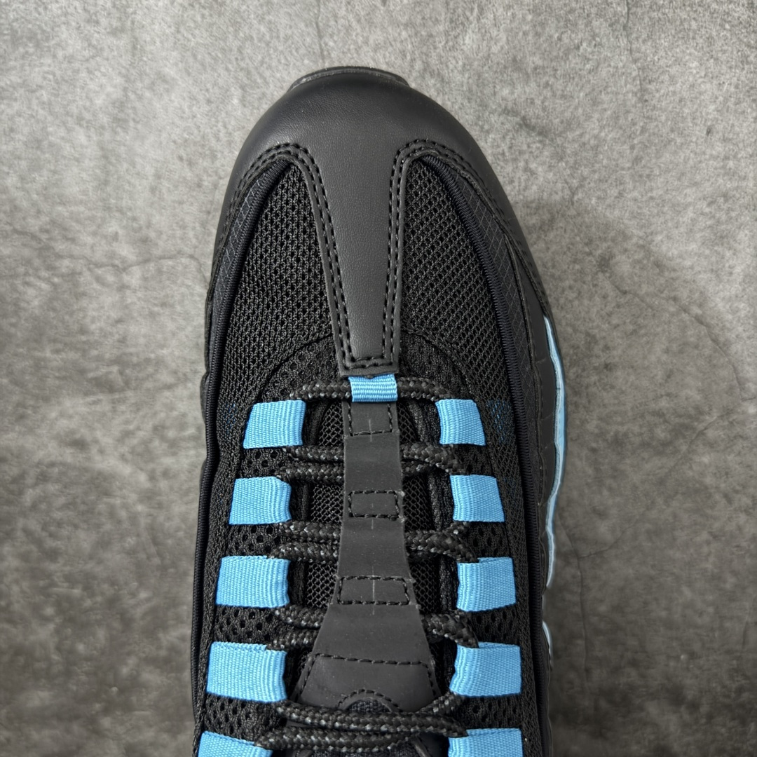 图片[5]-【顶级芯片版】Nike Air Max 95 黑蓝 货号：IB1667-001 顶级版 开发数月 原版开发 多道QC质检 鞋型完美复刻 原厂级别工艺 正确色卡 正确气垫蓝光 正确大底 独家私模 采用进口头层牛皮拼接 定位高端市场 行业标杆工艺 尺码：40 40.5 41 42 42.5 43 44 44.5 45 46-选品中心