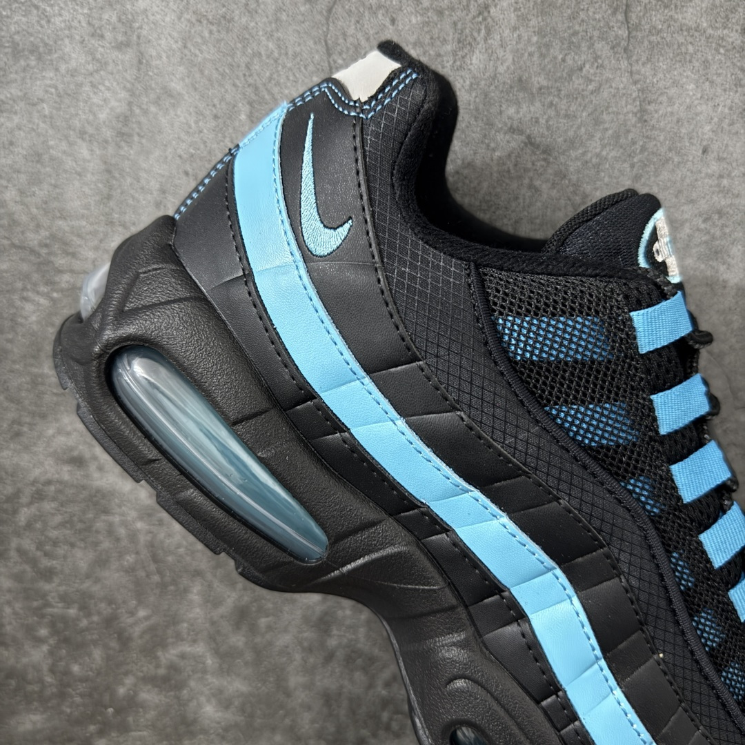 图片[7]-【顶级芯片版】Nike Air Max 95 黑蓝 货号：IB1667-001 顶级版 开发数月 原版开发 多道QC质检 鞋型完美复刻 原厂级别工艺 正确色卡 正确气垫蓝光 正确大底 独家私模 采用进口头层牛皮拼接 定位高端市场 行业标杆工艺 尺码：40 40.5 41 42 42.5 43 44 44.5 45 46-选品中心