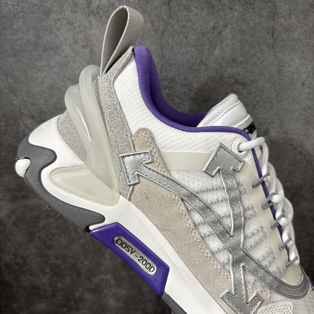 图片[7]-【YH版本】OFF-WHITE-ODSY-2000 OW圆头系带 耐磨 低班 生活休闲鞋 该鞋款的外观设计走在时尚前沿 简约休闲的风格适合日常穿搭 其独特的风格款式构成了品牌身份重要的一部分 尺码：36-37-38-39-40-41-42-43-44-45-46-47-选品中心