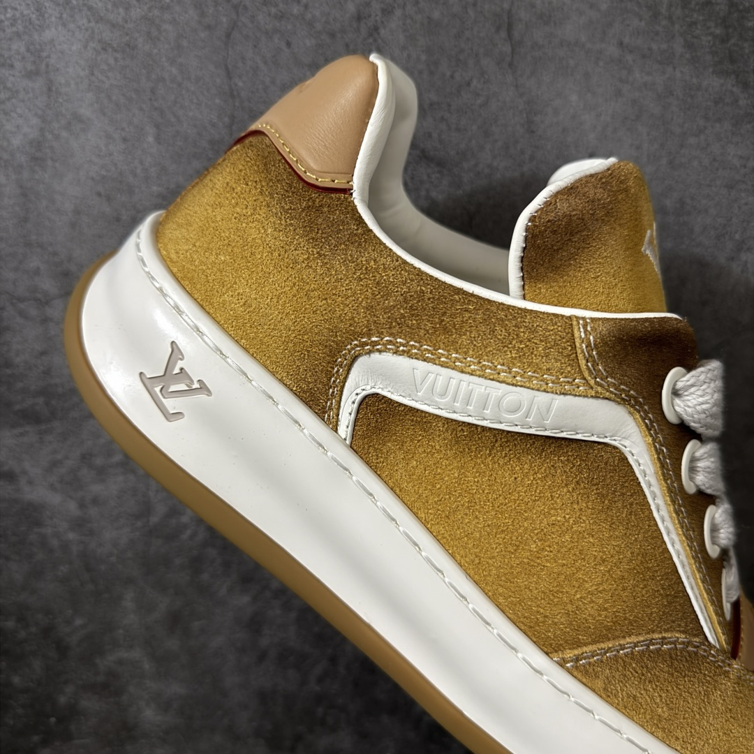 图片[7]-【专柜版/海淘代购】 LV 路易威登LOUIS VUITTON Tilted Low Sneakers 倾斜系列低帮复古休闲运动文化百搭板鞋 2026早春款板鞋 饼干鞋 市场最顶天花板 礼盒包装 正确细节 原鞋原材料1：1打造 完美版型做工 欢迎对比市场任何品质的货品 广东原产 升级原楦型开发纸版 包装说明书防尘布袋物件(附送官方快递加固牛皮纸外盒!!)#采用Monogram 丹宁布鞋面材质#鞋垫嵌入软脚感EVA物料#后跟耐弯折滴塑支撑片#全新开发TPR光泽组合隔色鞋底❗ 尺码：39 40 41 42 43 44 45-选品中心