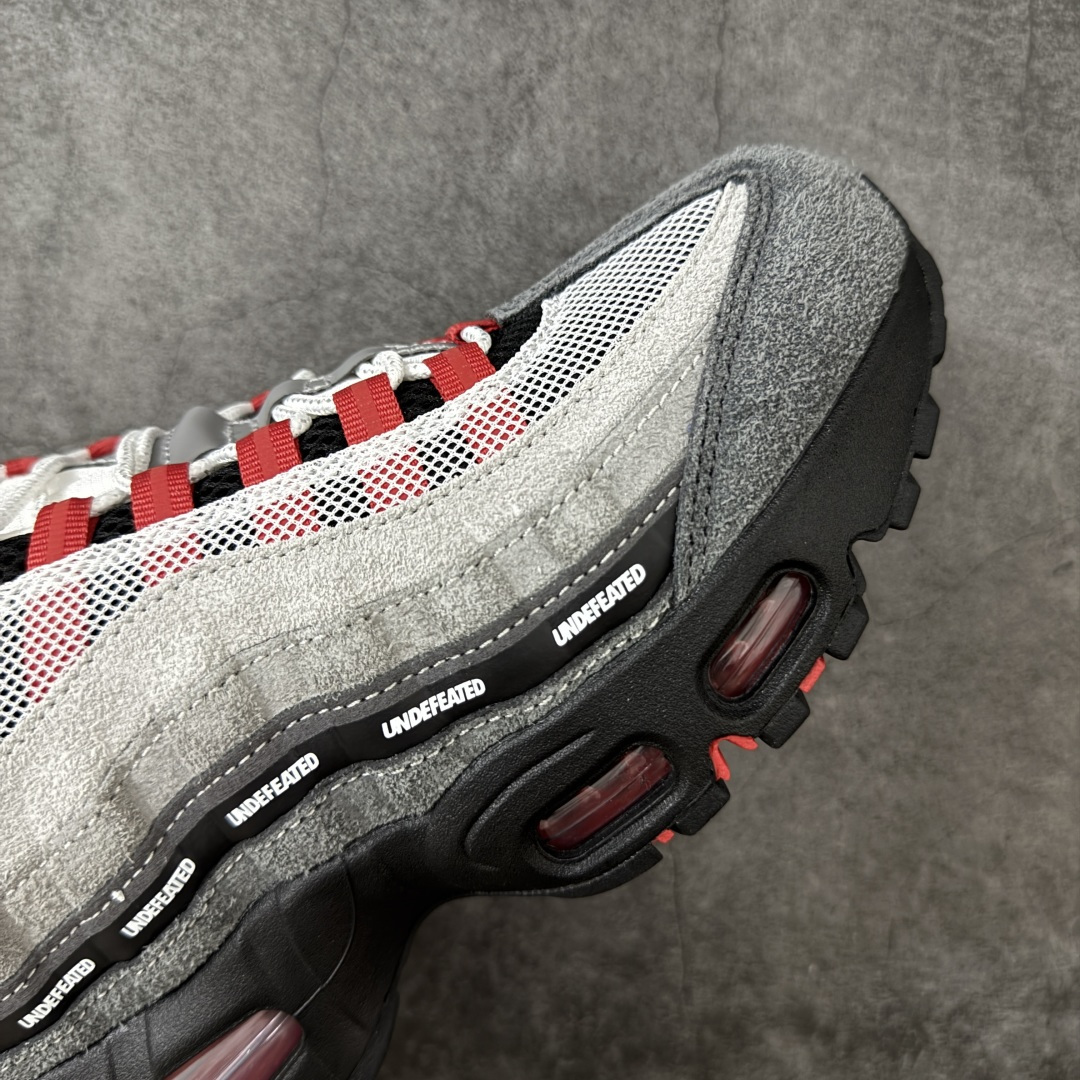 图片[6]-【GX纯原】UNDEFEATED x Nike Air Max 95 OG Big Bubble 黑灰红 货号：IB4523-003 外贸顶级专供 区别先行版 全部配色原鞋原尺码开发生产 极致还原 全部原厂材料一比一打造 一眼ZP既视感 欢迎对比市场版本 尺码：40 40.5 41 42 42.5 43 44 44.5 45 46 46.5 47.5 48 48.5-选品中心