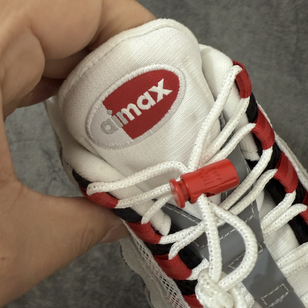 图片[6]-【GX纯原】UNDEFEATED x Nike Air Max 95 OG Big Bubble 黑灰红 货号：IB4523-003 外贸顶级专供 区别先行版 全部配色原鞋原尺码开发生产 极致还原 全部原厂材料一比一打造 一眼ZP既视感 欢迎对比市场版本 尺码：40 40.5 41 42 42.5 43 44 44.5 45 46 46.5 47.5 48 48.5-选品中心