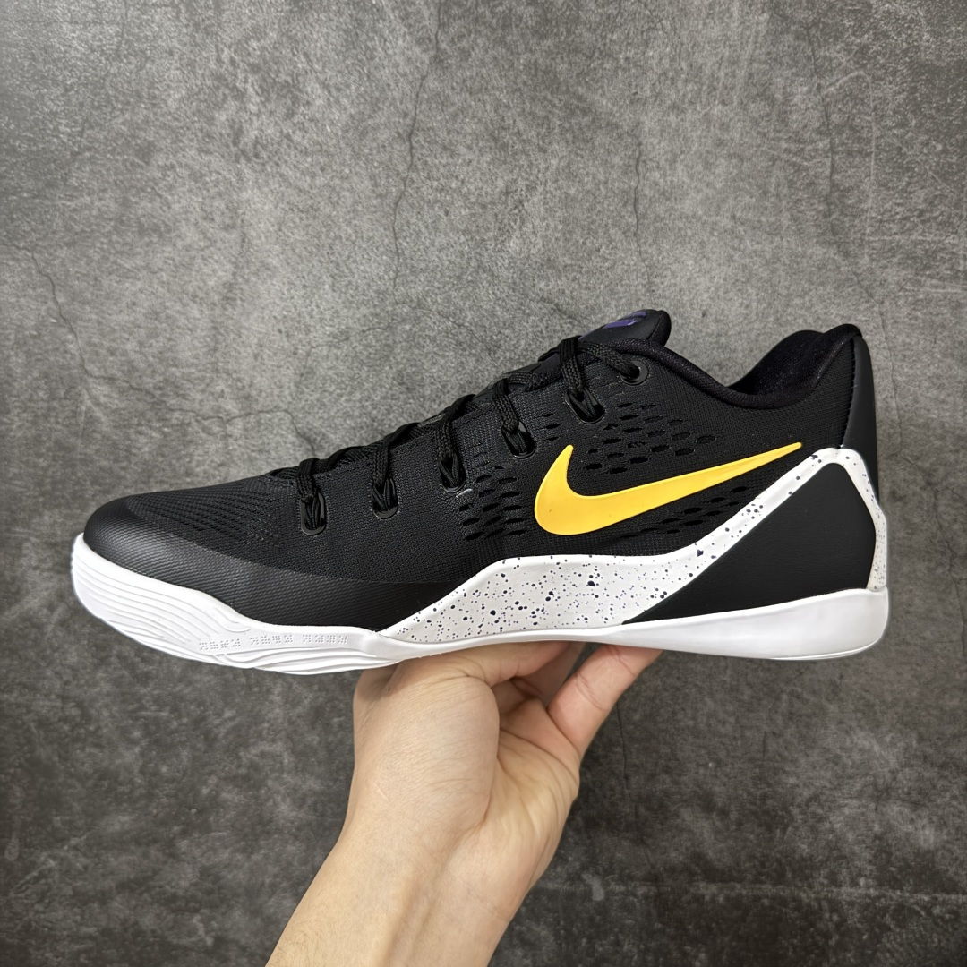 图片[2]-【GX绿x版本】Nike Kobe 9 Elite Low Protro 耐克 科比9代 低帮 黑白黄 IH1401-002 完美复刻公司货 React科技鞋垫加持 实战配置直接拉满 原楦纸板开发 鞋身流线型、后跟塑形 区分土肥圆 原厂针织鞋面一针一线匹配原版 全身鞋材卡料色独家定制 唯一万针立体刺绣SWOOSH 真实底模最大50.5 实战利器 专供海外市场 独立原厂模具 首批不拼图大几率过验 亲测已过 支持各种高强度实战 无需担心 补货周期极长 脚宽建议买大半码 科比系列前掌偏窄 支持七天无理由退换 尺码： 40 40.5 41 42 42.5 43 44 44.5 45 46 47.5 48.5-选品中心