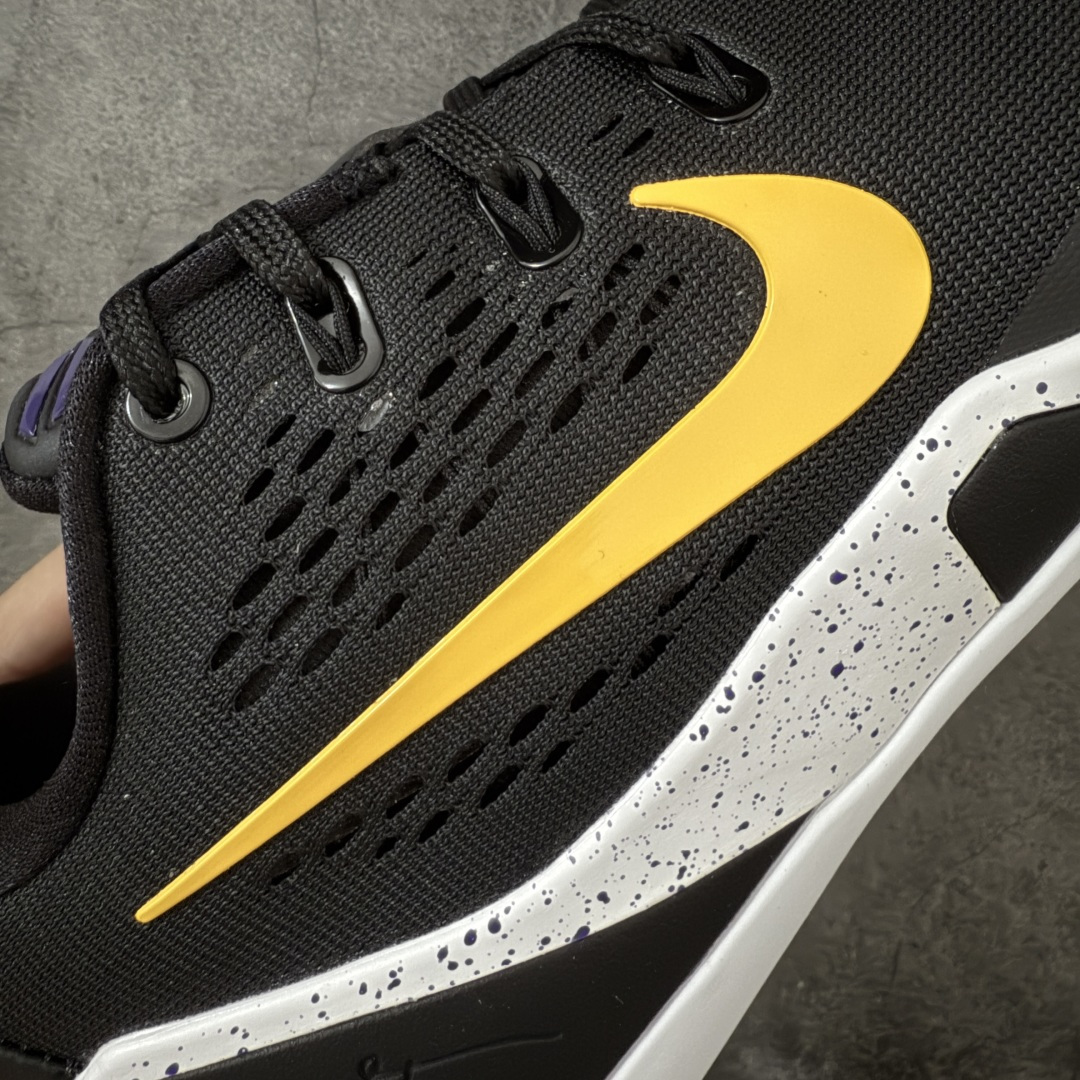图片[4]-【GX绿x版本】Nike Kobe 9 Elite Low Protro 耐克 科比9代 低帮 黑白黄 IH1401-002 完美复刻公司货 React科技鞋垫加持 实战配置直接拉满 原楦纸板开发 鞋身流线型、后跟塑形 区分土肥圆 原厂针织鞋面一针一线匹配原版 全身鞋材卡料色独家定制 唯一万针立体刺绣SWOOSH 真实底模最大50.5 实战利器 专供海外市场 独立原厂模具 首批不拼图大几率过验 亲测已过 支持各种高强度实战 无需担心 补货周期极长 脚宽建议买大半码 科比系列前掌偏窄 支持七天无理由退换 尺码： 40 40.5 41 42 42.5 43 44 44.5 45 46 47.5 48.5-选品中心