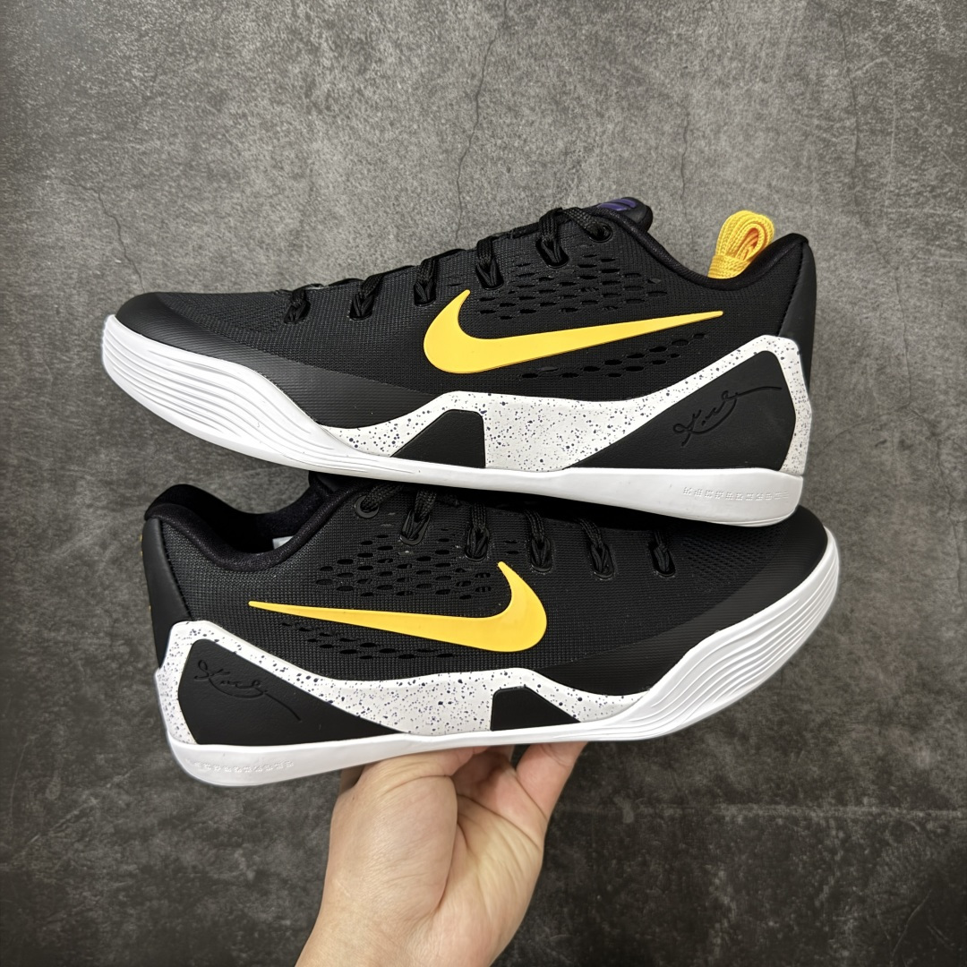 Nike Kobe 9 Elite Low Protro 耐克 科比9代 低帮 黑白黄 IH1401-0