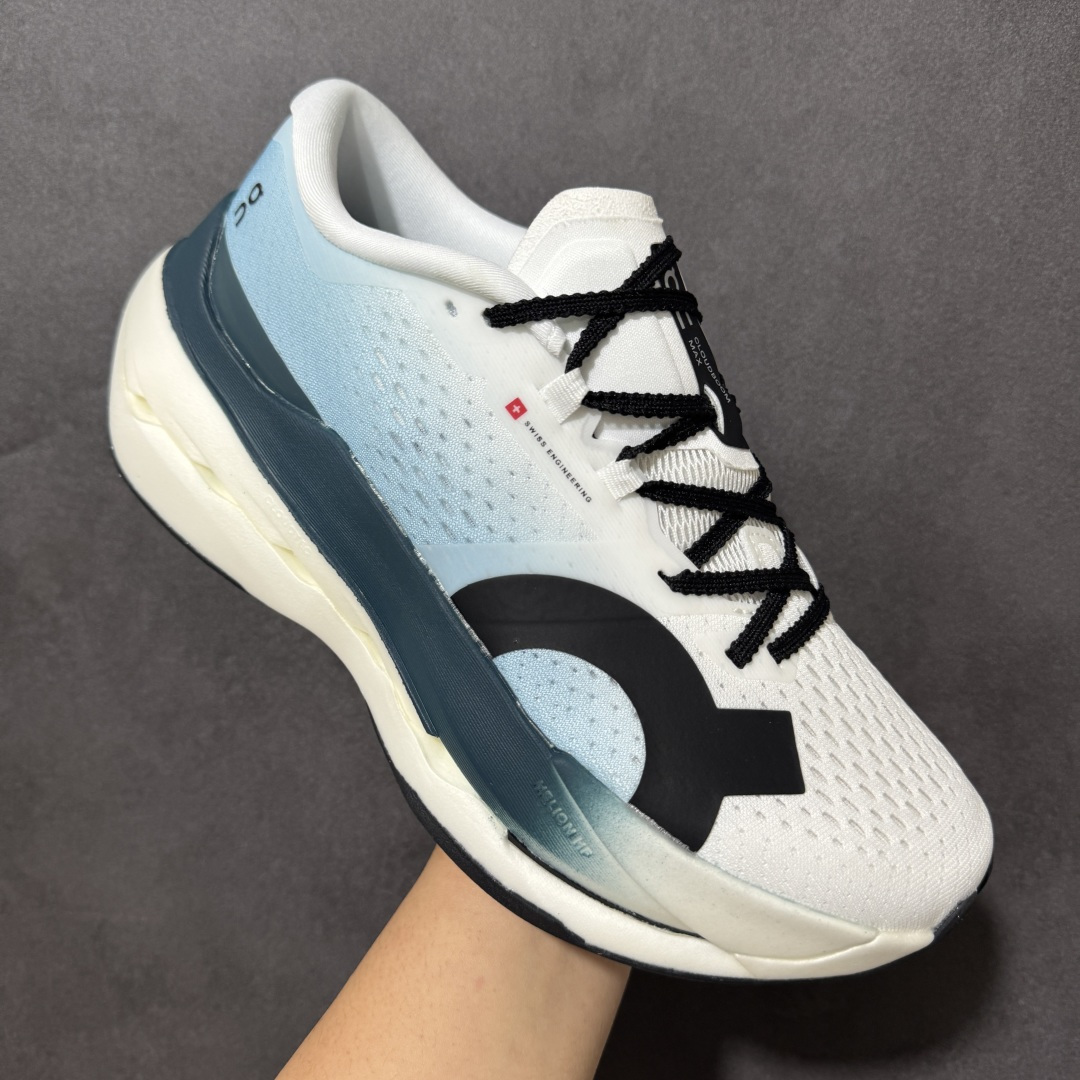 图片[3]-【PZ纯原】On昂跑 Cloudboom Max 系列舒适时尚透气支撑马拉松跑步鞋 纯原版本 做工版型材质非常到位 升级原楦原纸版开发版型 采用半透明轻量化纱网热熔面料材质 搭载双层Helion™泡棉中底 外置耐磨防滑橡胶底片❗️ 采用人体工程超薄透气网织布鞋面材质 搭镂空CloudTec®️科技泡棉缓震(4.5cm厘米)加厚中底 外置耐磨防滑橡胶底片 好看好穿 尺码：​36-45 无半码 ​-选品中心