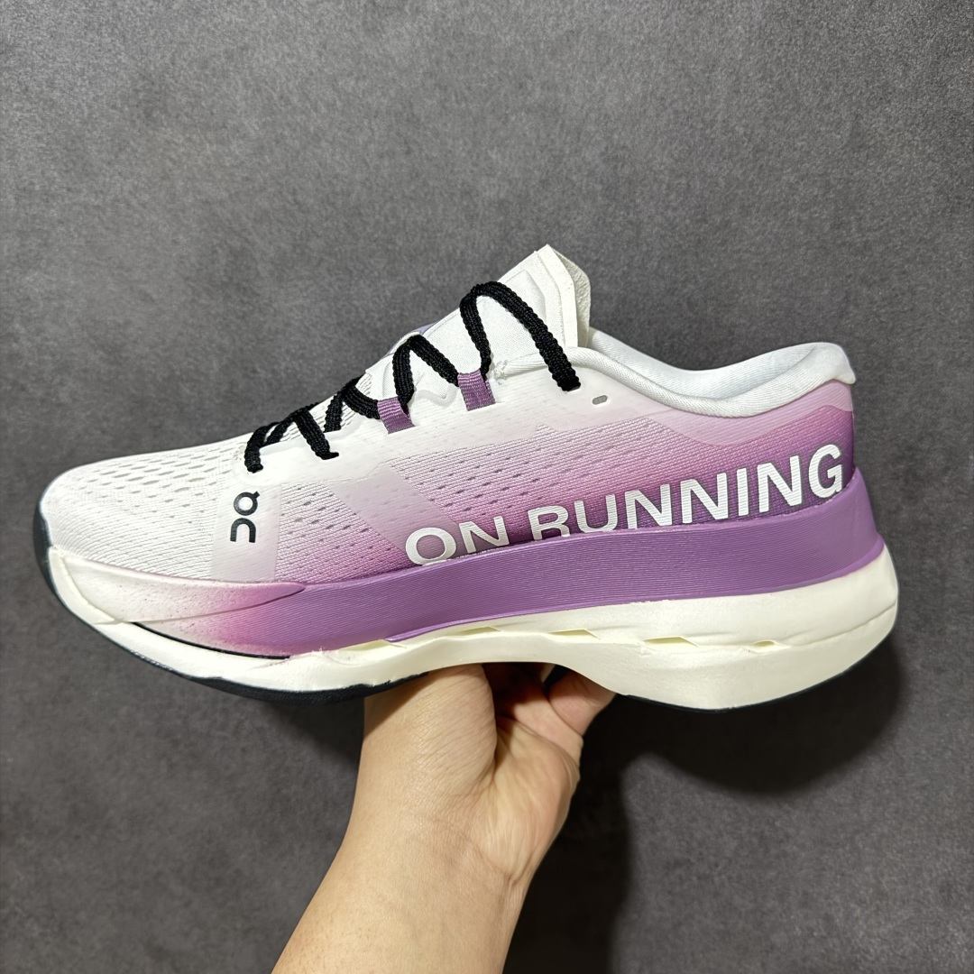 图片[2]-【PZ纯原】On昂跑 Cloudboom Max 系列舒适时尚透气支撑马拉松跑步鞋 纯原版本 做工版型材质非常到位 升级原楦原纸版开发版型 采用半透明轻量化纱网热熔面料材质 搭载双层Helion™泡棉中底 外置耐磨防滑橡胶底片❗️ 采用人体工程超薄透气网织布鞋面材质 搭镂空CloudTec®️科技泡棉缓震(4.5cm厘米)加厚中底 外置耐磨防滑橡胶底片 好看好穿 尺码：​36-45 无半码 ​-选品中心