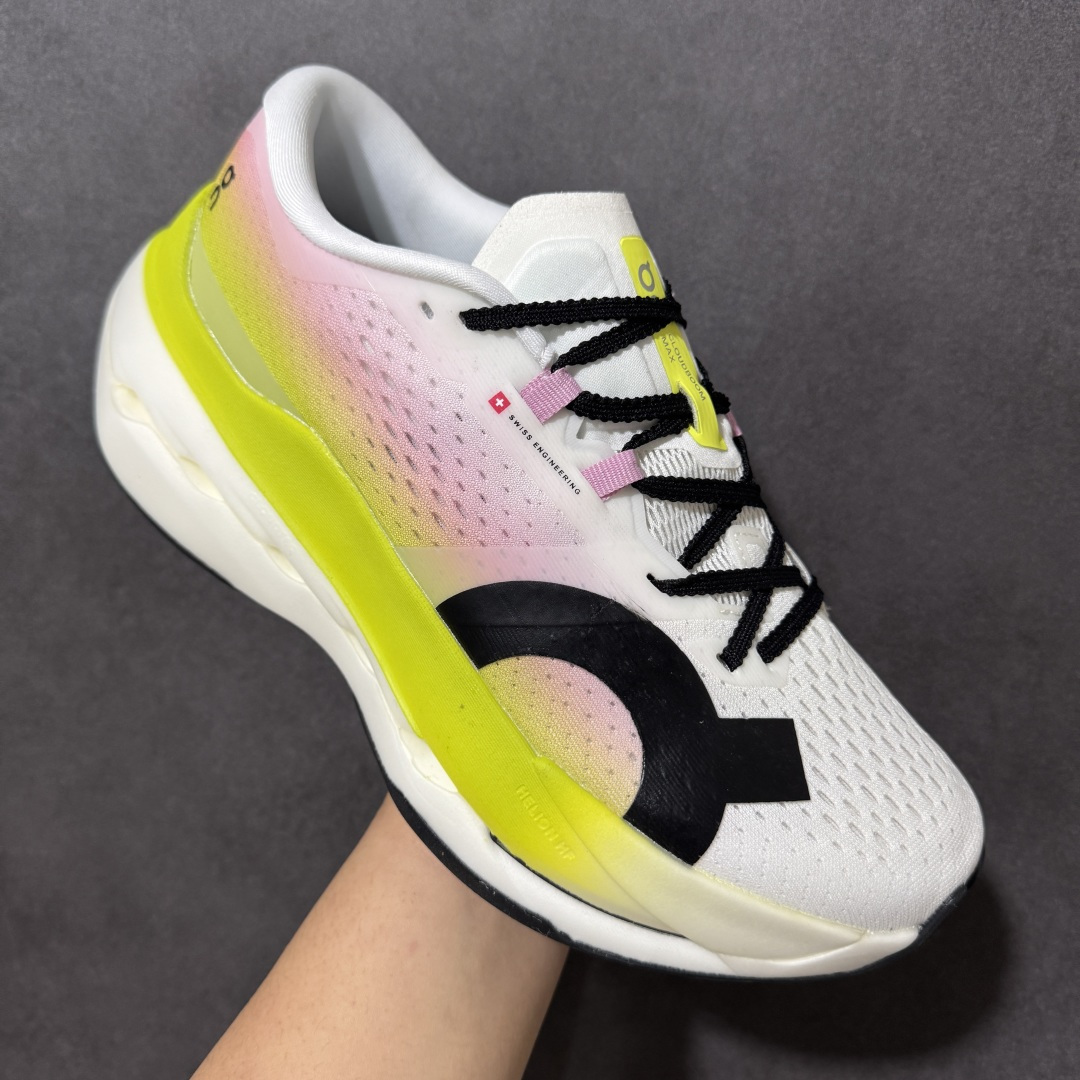 图片[3]-【PZ纯原】On昂跑 Cloudboom Max 系列舒适时尚透气支撑马拉松跑步鞋 纯原版本 做工版型材质非常到位 升级原楦原纸版开发版型 采用半透明轻量化纱网热熔面料材质 搭载双层Helion™泡棉中底 外置耐磨防滑橡胶底片❗️ 采用人体工程超薄透气网织布鞋面材质 搭镂空CloudTec®️科技泡棉缓震(4.5cm厘米)加厚中底 外置耐磨防滑橡胶底片 好看好穿 尺码：​36-45 无半码 ​-选品中心