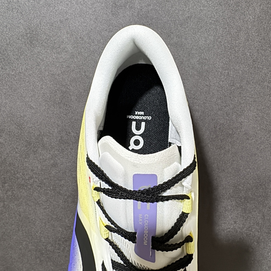 图片[6]-【PZ纯原】On昂跑 Cloudboom Max 系列舒适时尚透气支撑马拉松跑步鞋 纯原版本 做工版型材质非常到位 升级原楦原纸版开发版型 采用半透明轻量化纱网热熔面料材质 搭载双层Helion™泡棉中底 外置耐磨防滑橡胶底片❗️ 采用人体工程超薄透气网织布鞋面材质 搭镂空CloudTec®️科技泡棉缓震(4.5cm厘米)加厚中底 外置耐磨防滑橡胶底片 好看好穿 尺码：​36-45 无半码 ​-选品中心