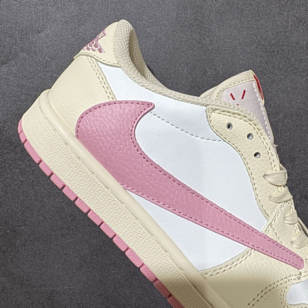 图片[8]-【公司级】Nike Air Jordan 1 x Travis Scott AJ1倒勾 乔一倒钩 耐克 低帮文化篮球鞋 升级原楦原档案数据开发纸版楦型 采用同源纳帕头层皮革鞋面材质 全新底模完美品相清洁度及喷漆效果 完美品质出货 细节如图所示 鞋面切割工整 冲孔整齐干净 中底拉帮线 整体清洁度非常好 货号：DM7866-171 尺码：36 36.5 37.5 38 38.5 39 40 40.5 41 42 42.5 43 44 45 46-选品中心