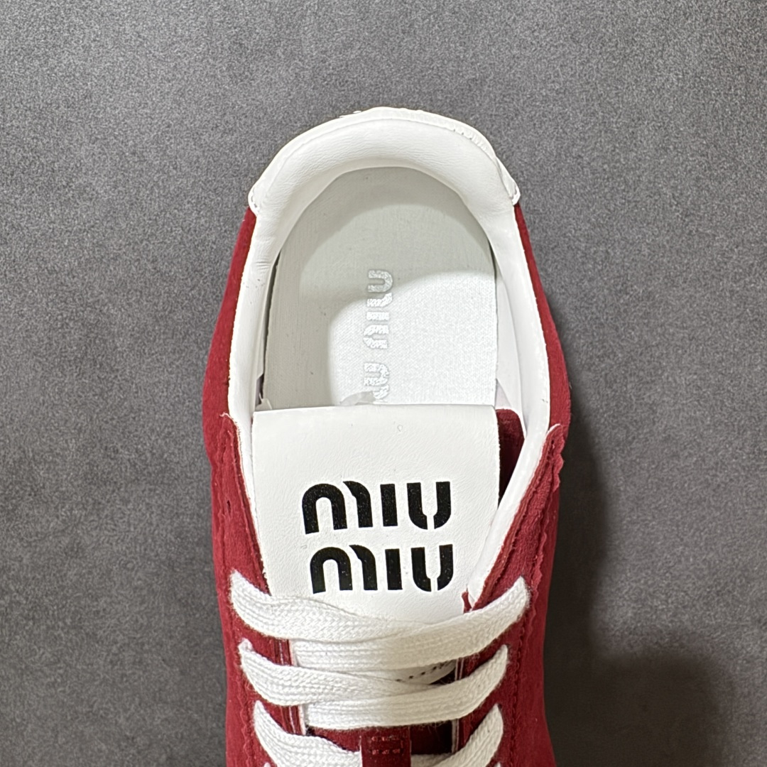 图片[6]-【公司级】MIUMIU缪缪 2026新春系列 Plume 平底系带 德训鞋 薄底鞋 低帮 生活休闲鞋 货号：5E114E_054_POD56_F_005 尺码：36-45-选品中心