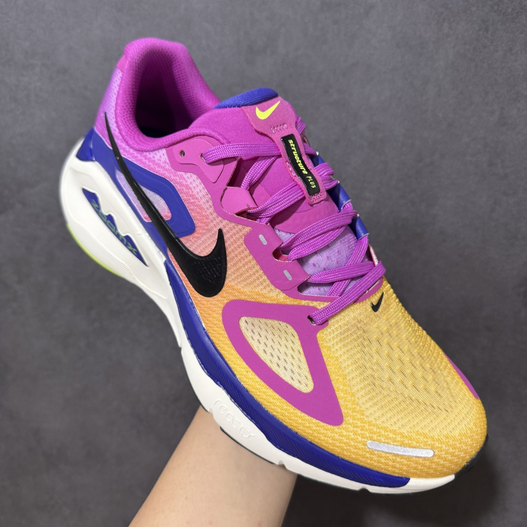 图片[3]-【公司级】NIKE STRUCTURE PLUS 全新配色 耐克 舒适减震防滑 低帮跑步鞋 全掌ReactX泡绵中底 前掌和后跟还配备了Air Zoom气垫单元 据说跑起来更快更舒适哦 这次最大的升级点 首次引入了ReactX泡绵 货号：HQ3048-500 尺码：40-45-选品中心