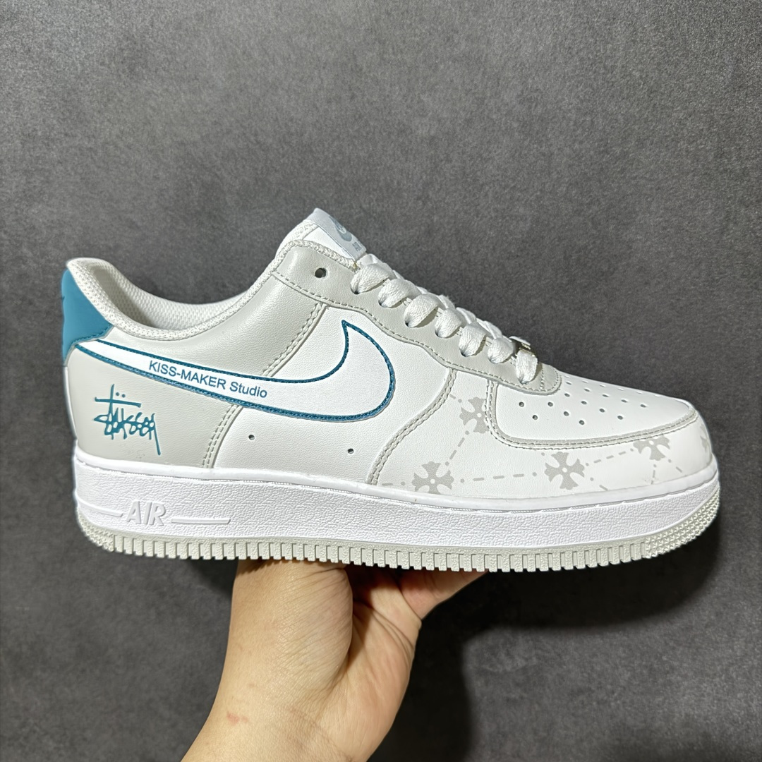 【定制版】Nike Air Force 1\'07 Low 二次元主题 斯图西联名 空军一号低帮休闲板鞋  #定制皮料 原厂3D打印 定制鞋盒 原楦原纸板 纯正空军版型 内置全掌气垫 货号：ZH0316-138  尺码：36 37 37.5 38 39 39.5 40 40.5 41.5 42 42.5 43.5 44 45-选品中心