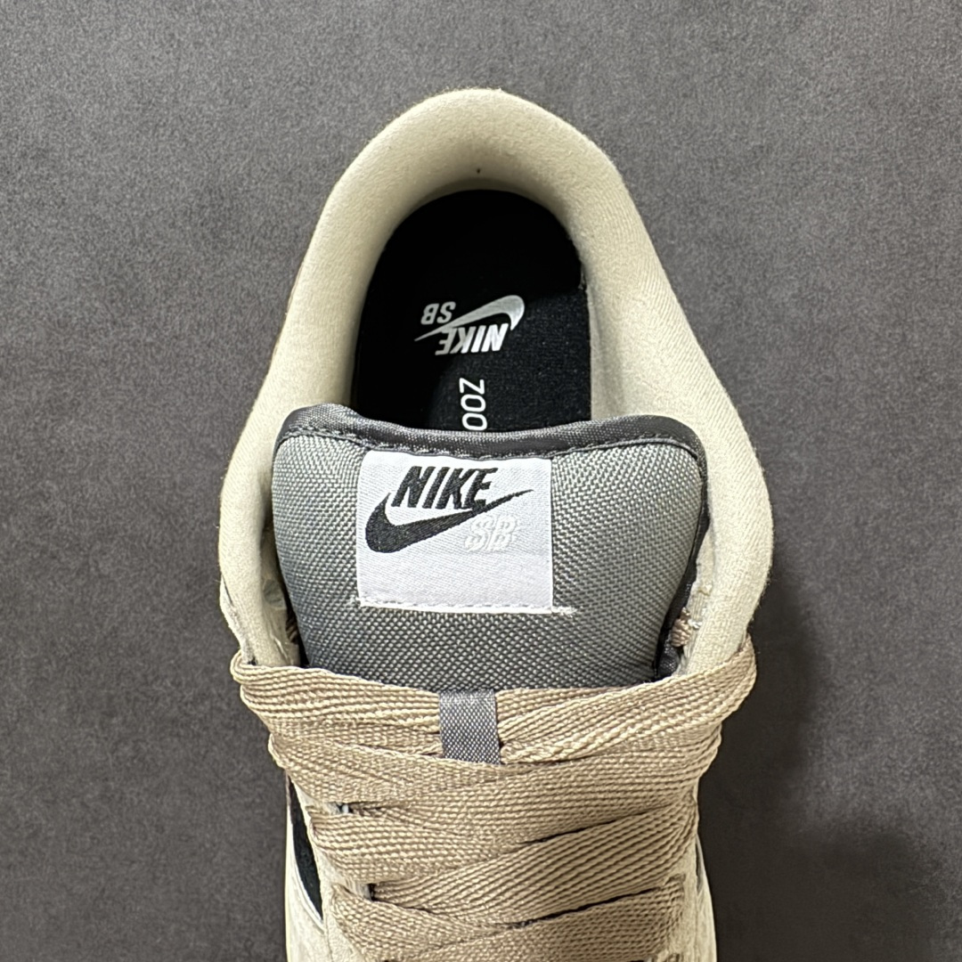 图片[6]-【公司级】Nike SB Dunk Low 卡其黑灰勾 低帮休闲板鞋  #定制鞋盒 超高清洁度 皮料切割干净无任何毛边 细节完美 货号：HJ0367-200  尺码：36 36.5 37.5 38 38.5 39 40 40.5 41 42 42.5 43 44 44.5 45 46-选品中心