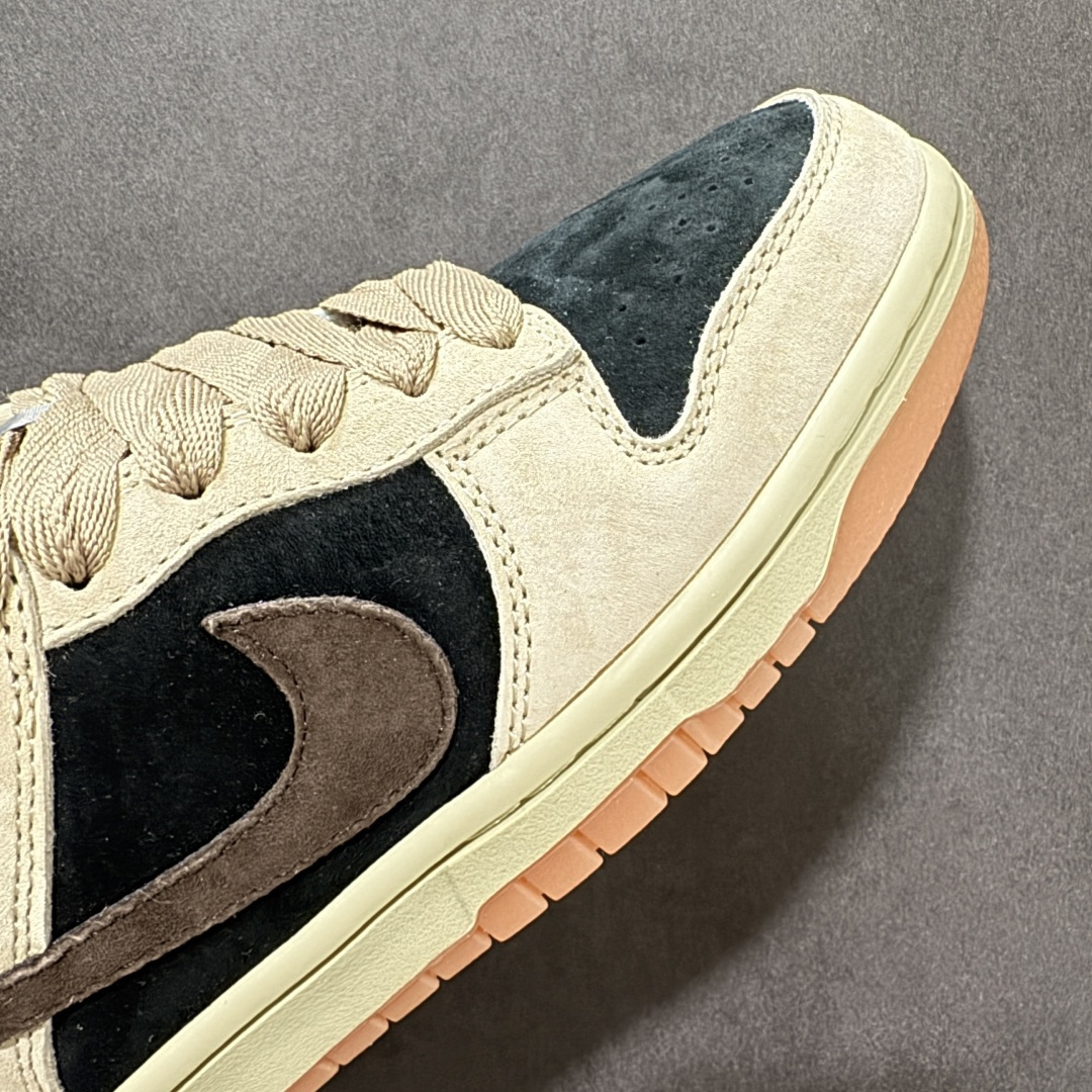 图片[7]-【公司级】Nike SB Dunk Low 卡其黑灰勾 低帮休闲板鞋  #定制鞋盒 超高清洁度 皮料切割干净无任何毛边 细节完美 货号：HJ0367-200  尺码：36 36.5 37.5 38 38.5 39 40 40.5 41 42 42.5 43 44 44.5 45 46-选品中心